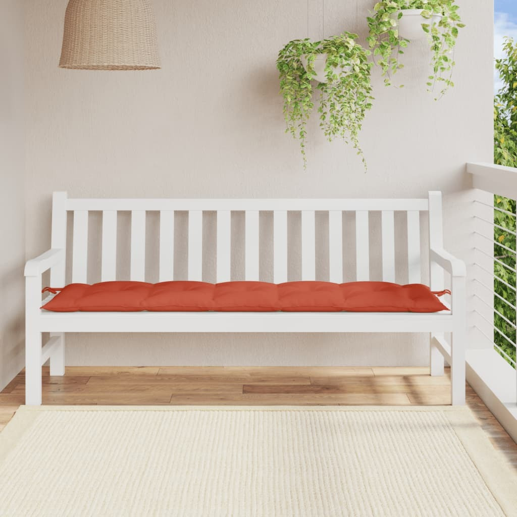 vidaXL Garden Bench Cushion Melange Red 70.9x19.7x2.8 Fabric