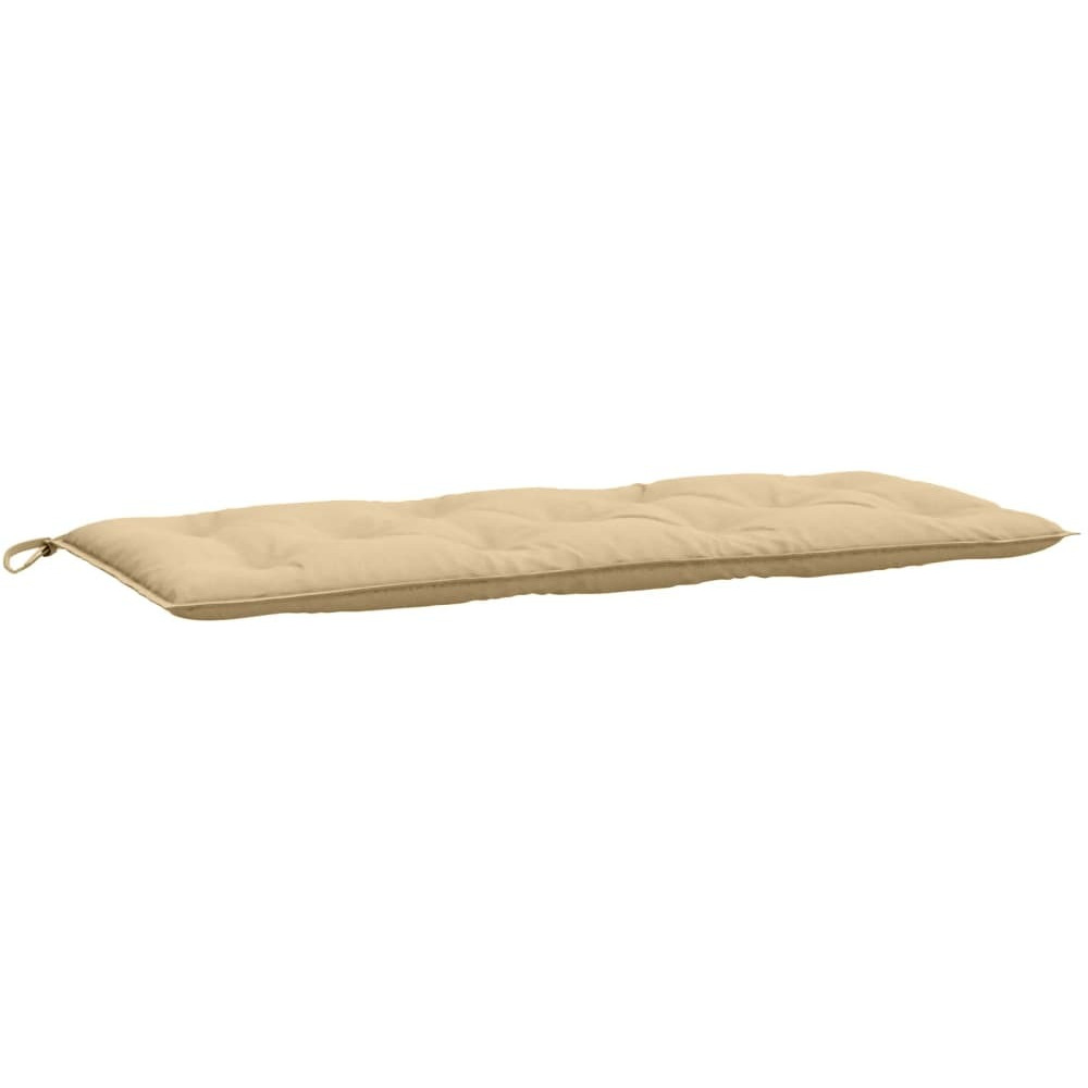 vidaXL Garden Bench Cushion Melange Beige 47.2x19.7x2.8 Fabric