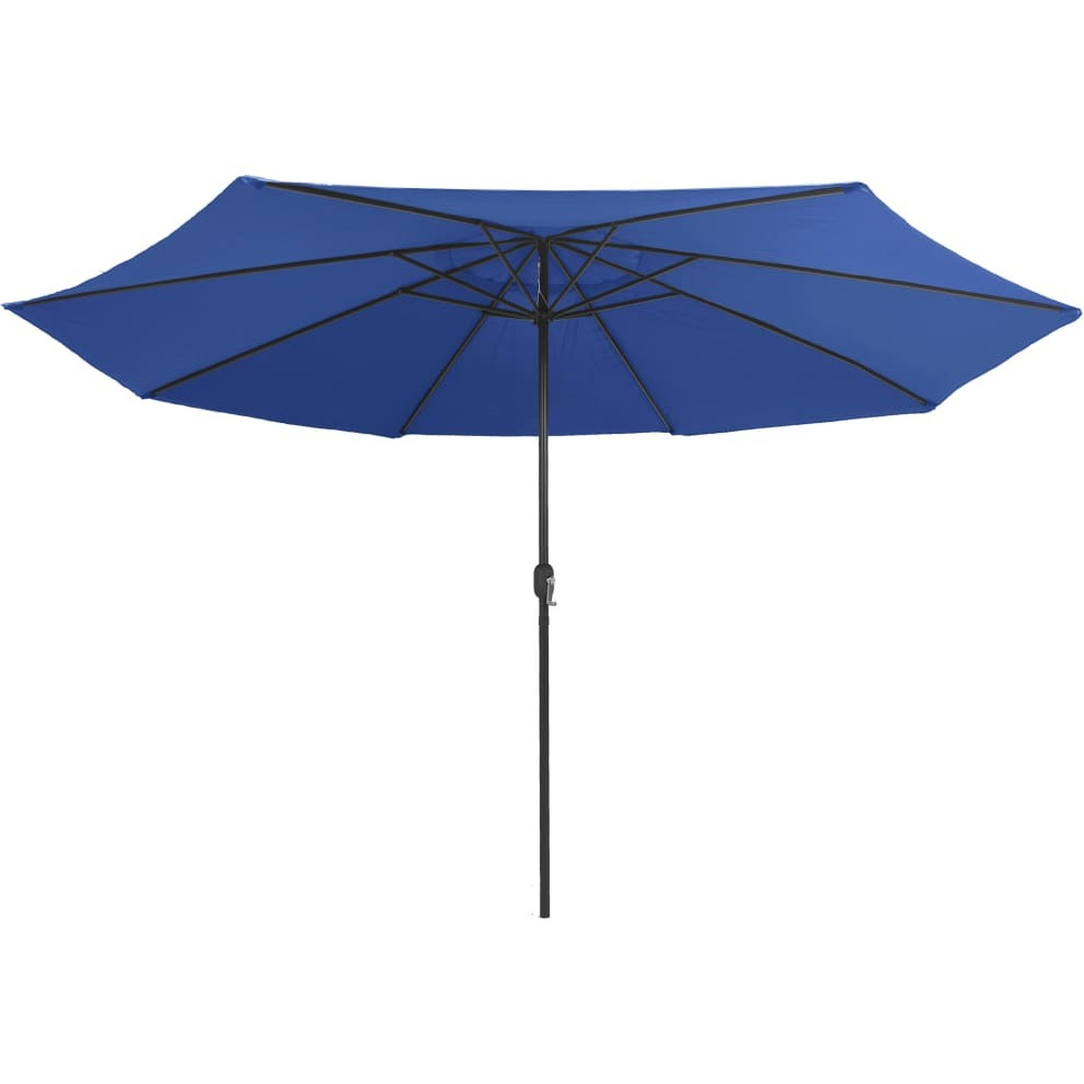 vidaXL Outdoor Parasol with Metal Pole 153.5 Azure Blue