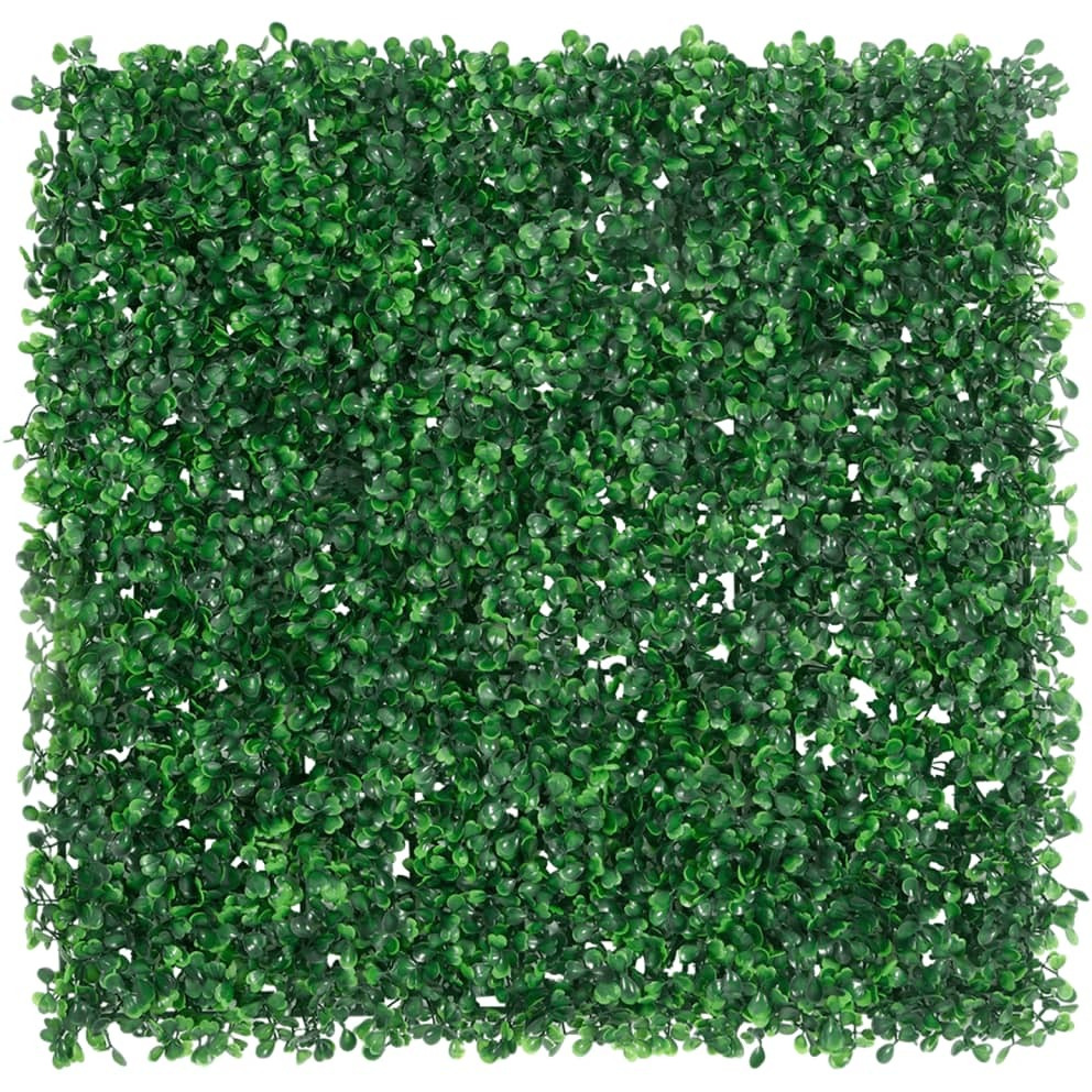 vidaXL Artificial Shrub Leaf Fence24 pcs Green 19.7x19.7