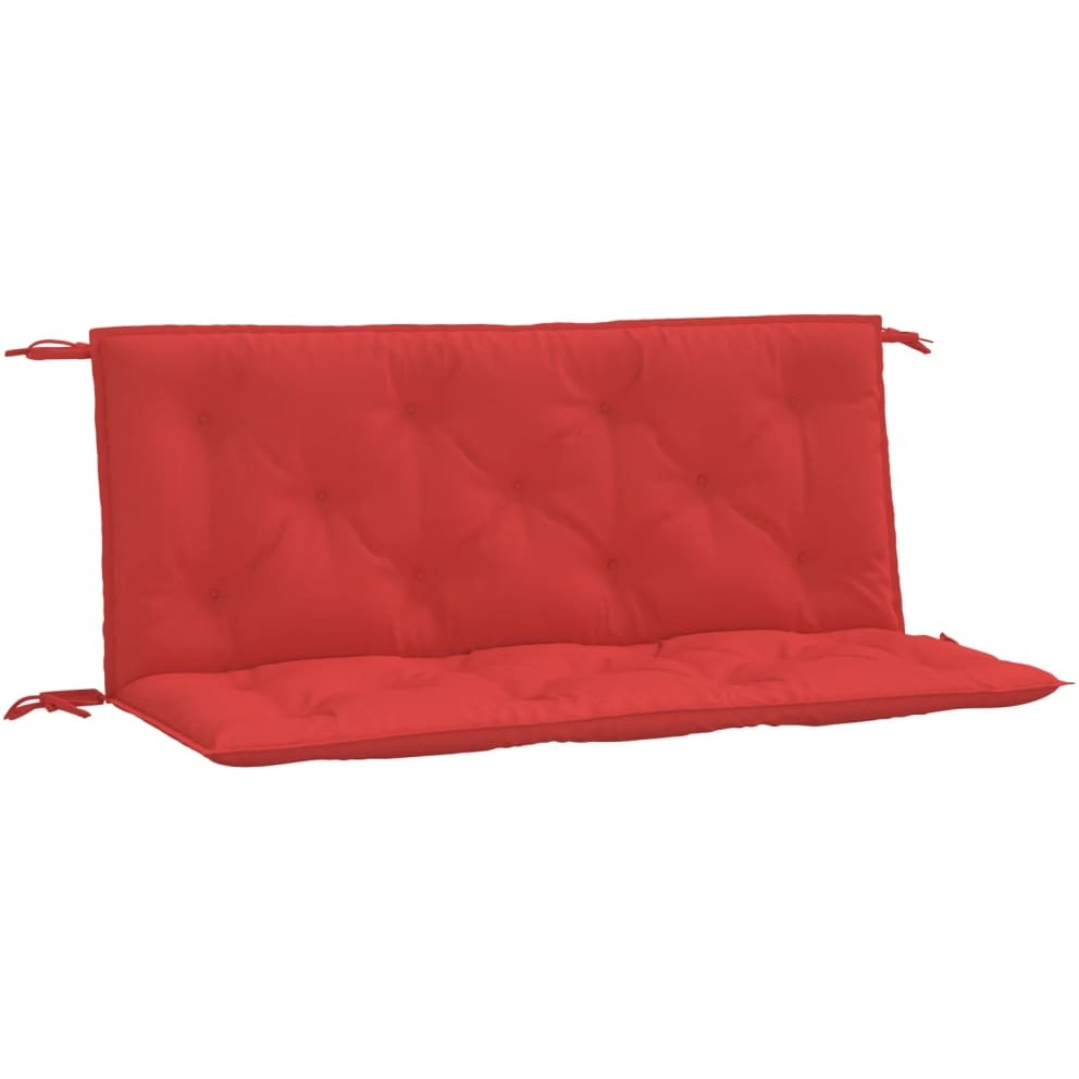 vidaXL Garden Bench Cushions 2 pcs Red 47.2x19.7x2.8 Oxford Fabric