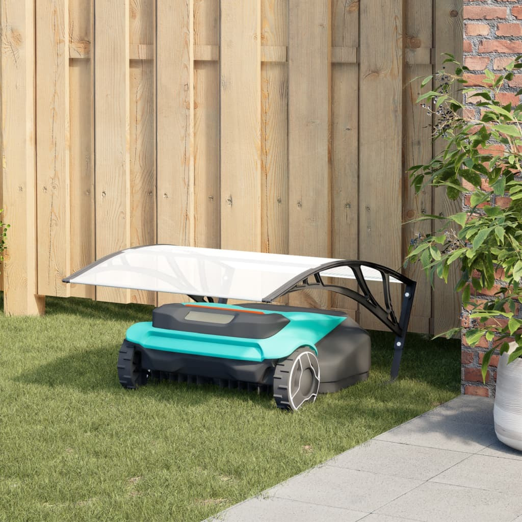 vidaXL Robot Mower Garage Black 31.5x39.8x18.1