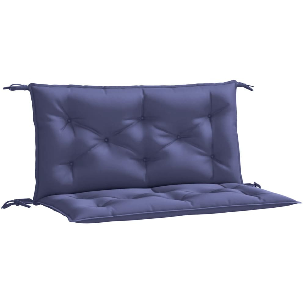 vidaXL Garden Bench Cushions 2pcs Navy Blue 39.4x19.7x2.8 Oxford Fabric