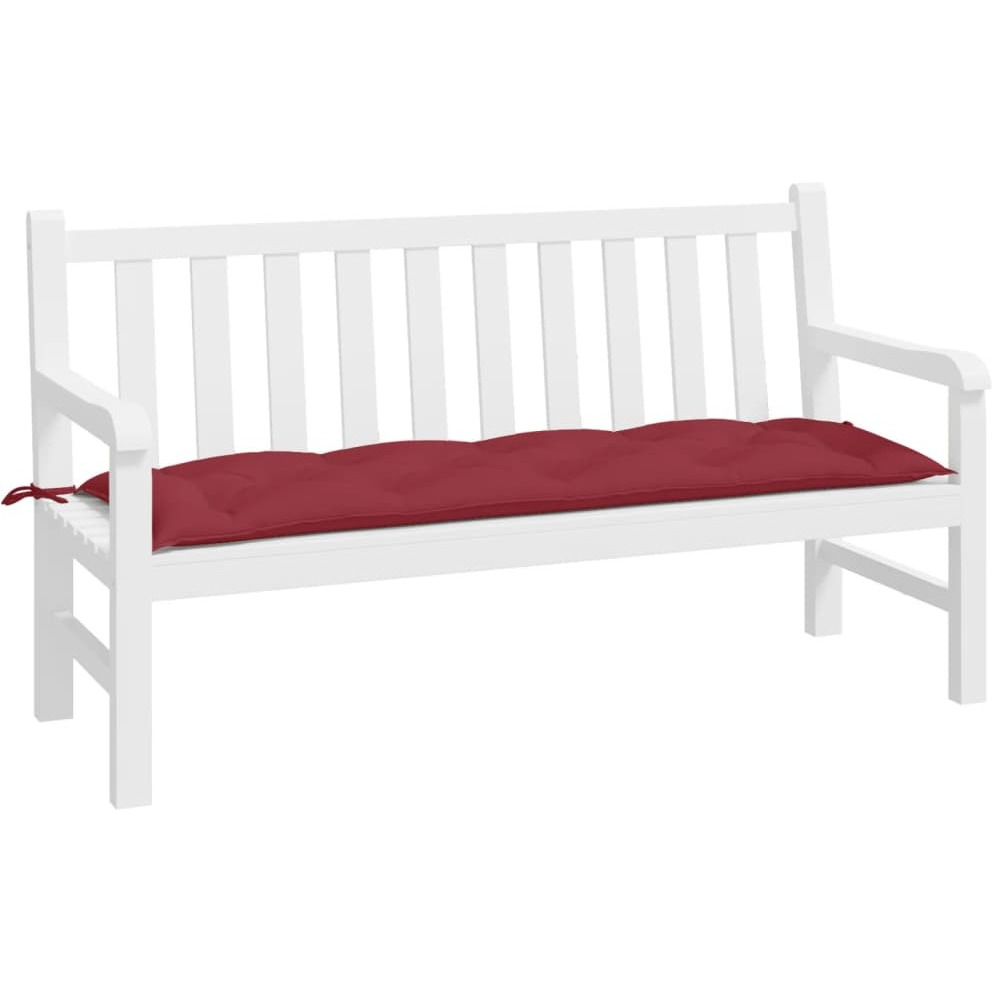 vidaXL Garden Bench Cushion Wine Red 59.1x19.7x2.8 Oxford Fabric