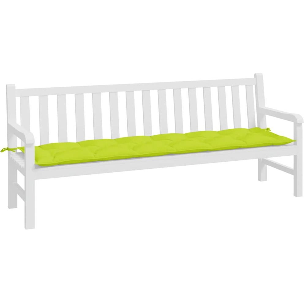 vidaXL Garden Bench Cushion Bright Green 78.7x19.7x2.8 Oxford Fabric
