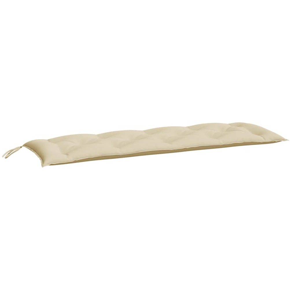 vidaXL Garden Bench Cushions 2 pcs Beige 59.1x19.7x2.8 Oxford Fabric