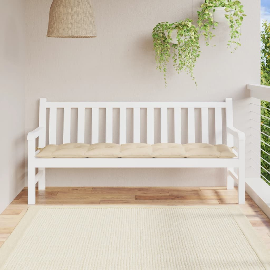vidaXL Garden Bench Cushion Beige 70.9x19.7x2.8 Oxford Fabric