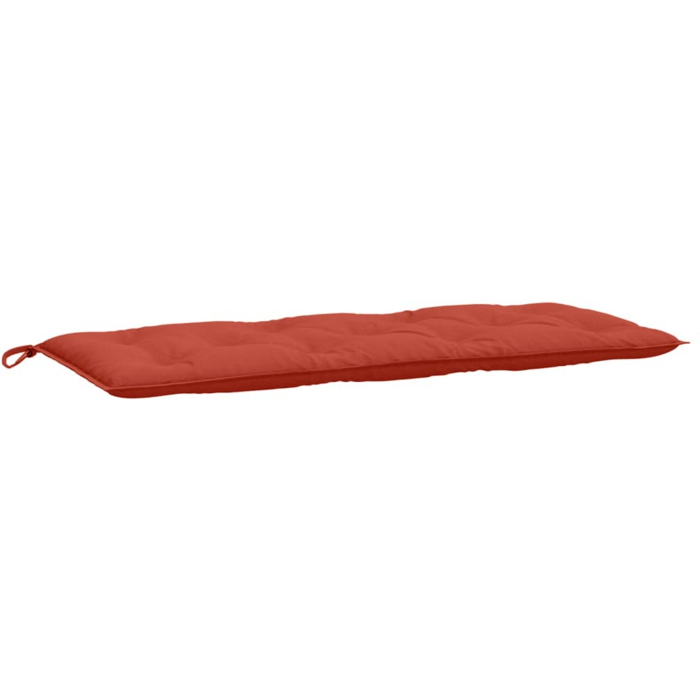 vidaXL Garden Bench Cushion Melange Red 47.2x19.7x2.8 Fabric