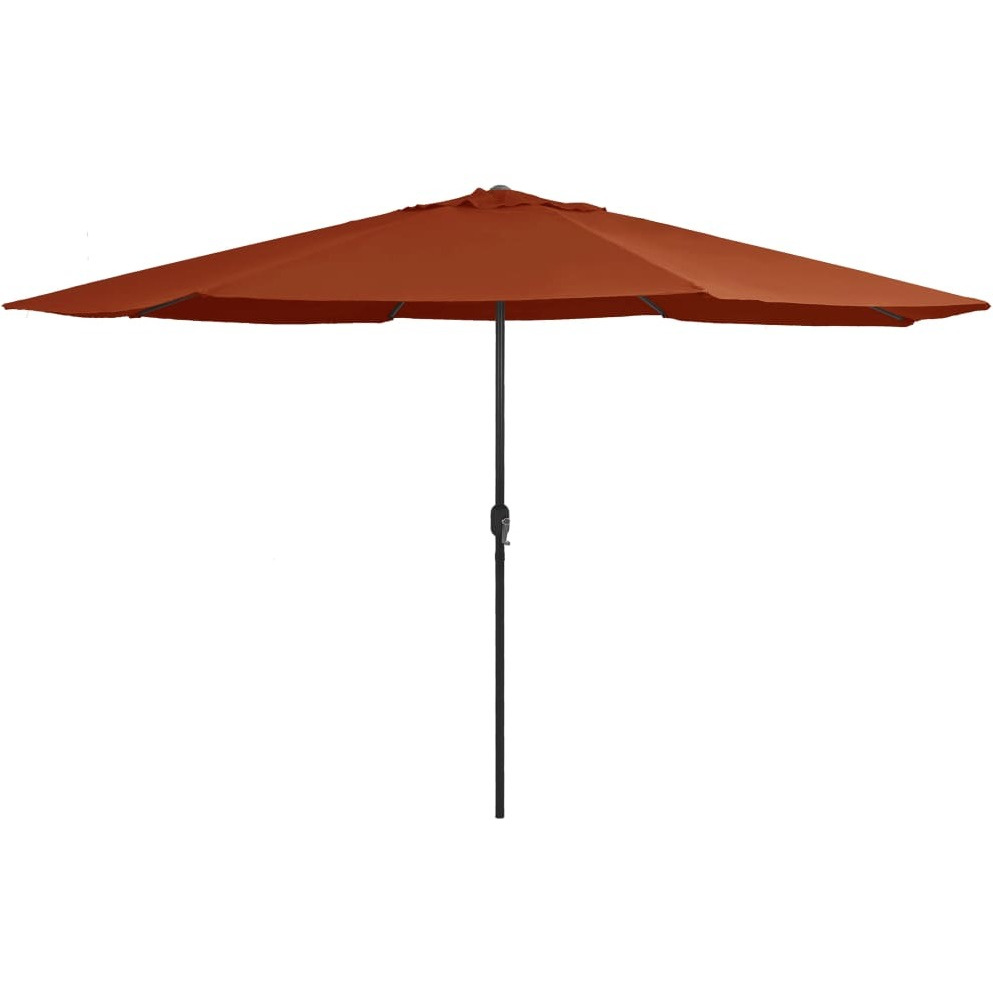 vidaXL Outdoor Parasol with Metal Pole 153.5 Terracotta
