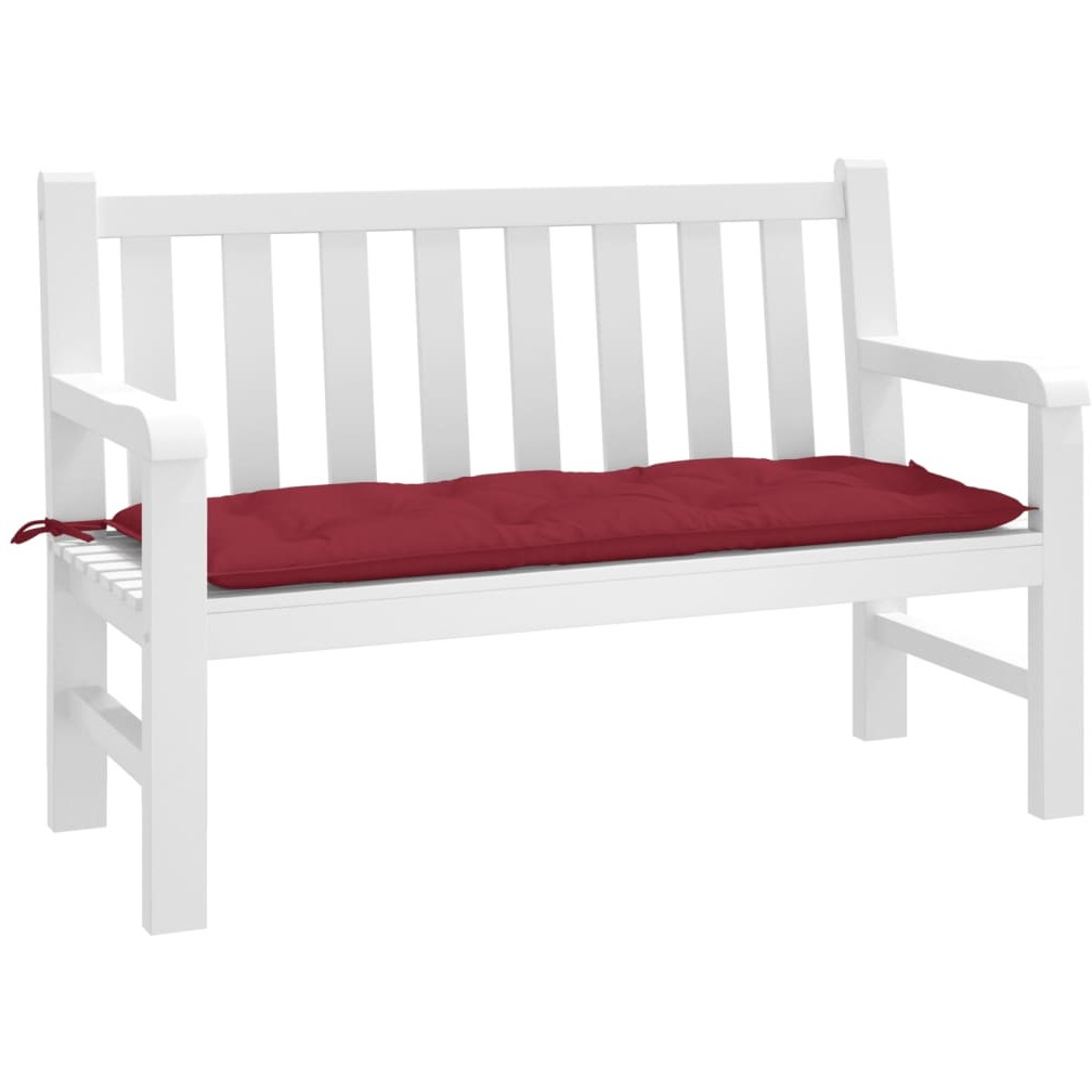 vidaXL Garden Bench Cushion Wine Red 47.2x19.7x2.8 Oxford Fabric