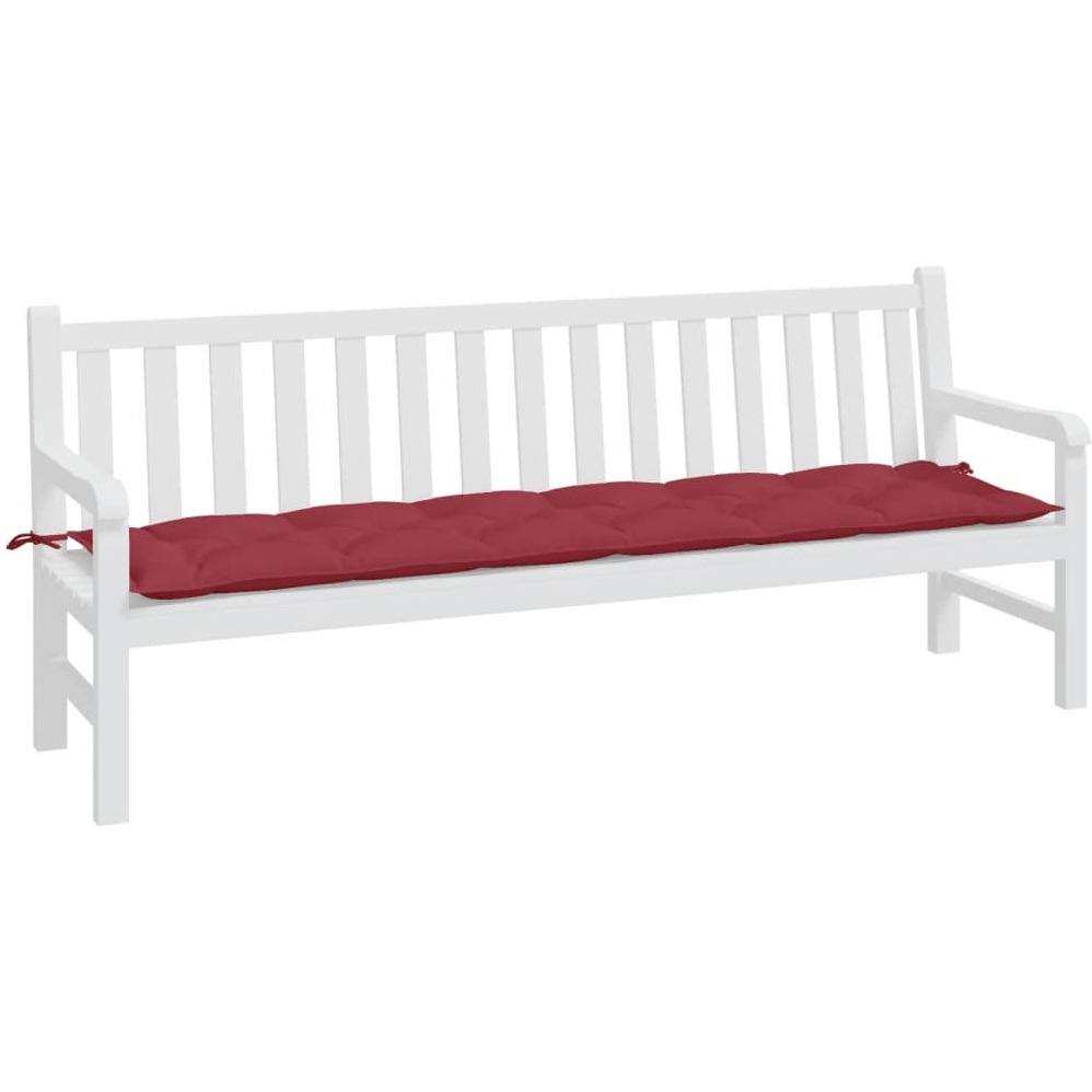 vidaXL Garden Bench Cushion Wine Red 78.7x19.7x2.8 Oxford Fabric