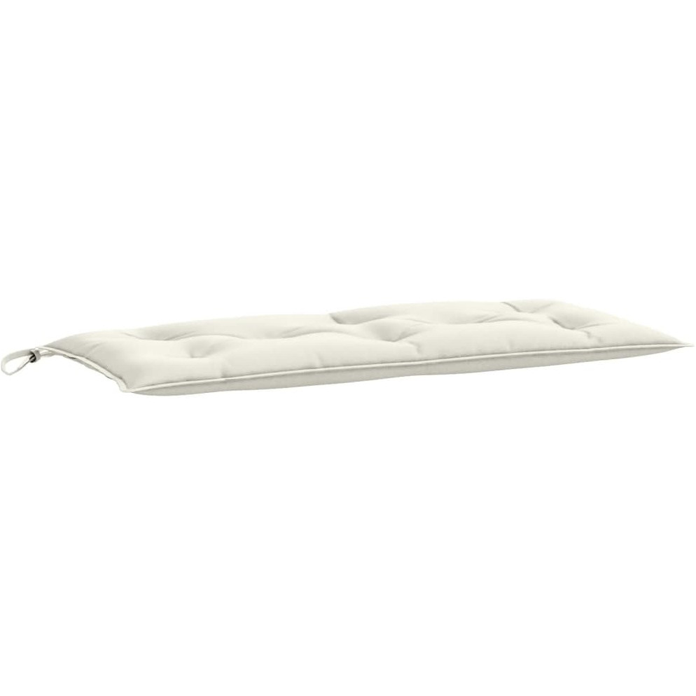 vidaXL Garden Bench Cushion Melange Cream 39.4x19.7x2.8 Fabric