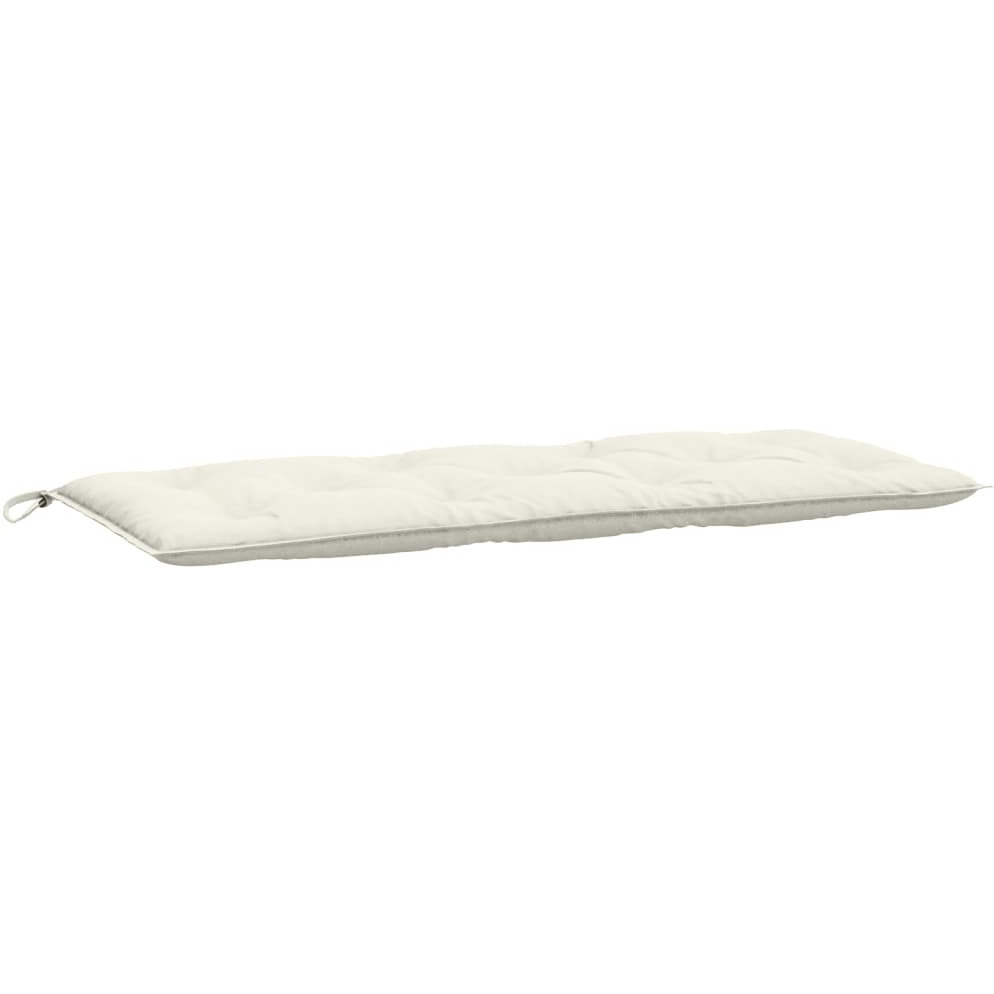 vidaXL Garden Bench Cushion Melange Cream 47.2x19.7x2.8 Fabric