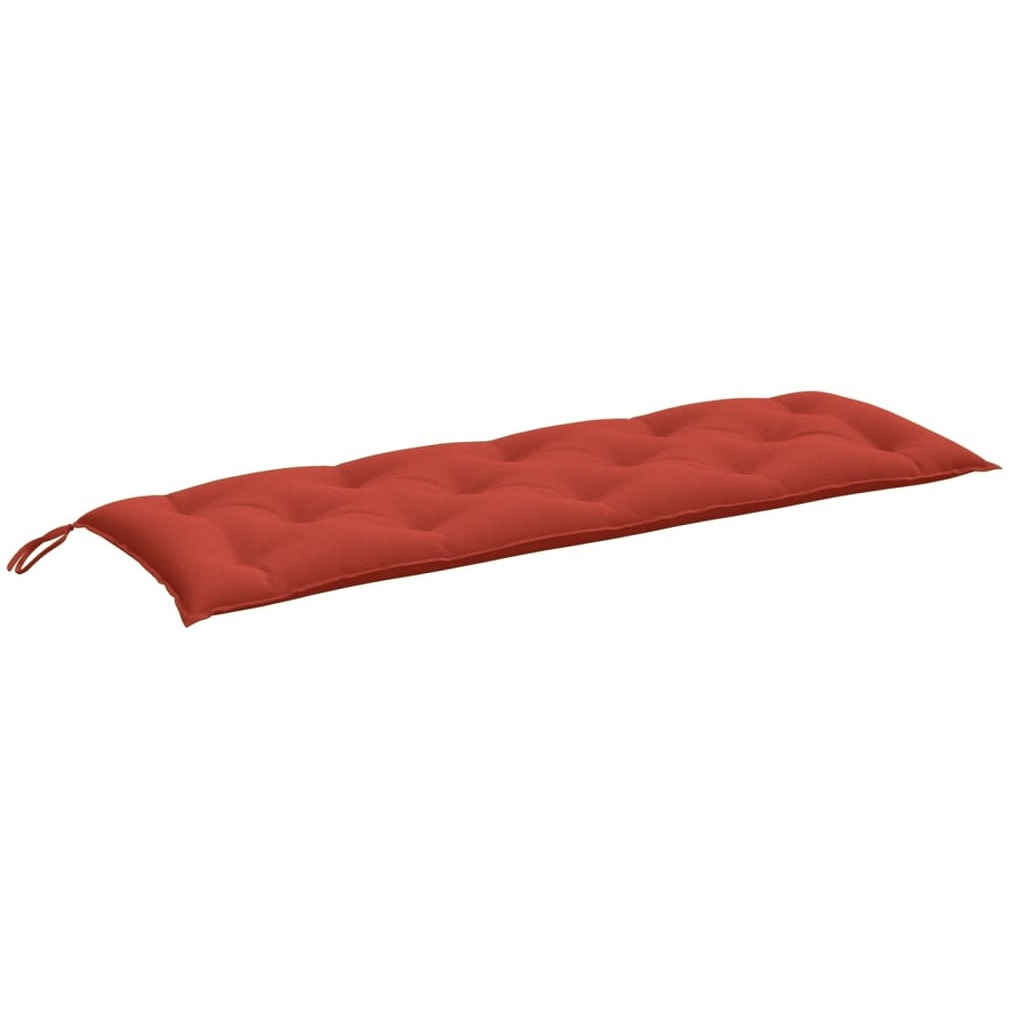 vidaXL Garden Bench Cushion Melange Red 59.1x19.7x2.8 Fabric