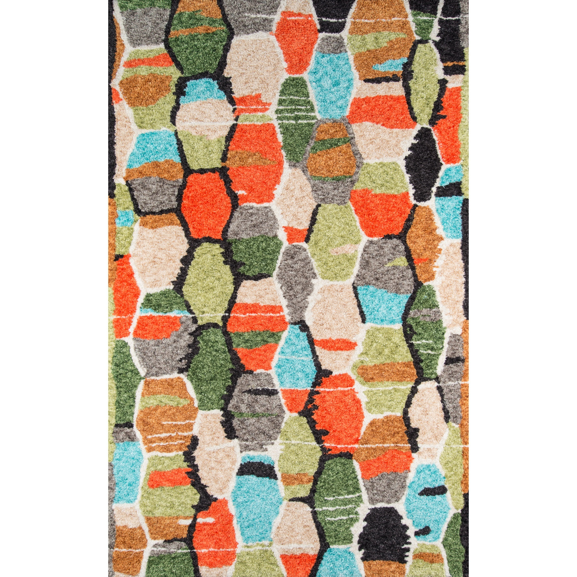 Novogratz Bungalow BUN-3 Multi Tiles 7'6" X 9'6"