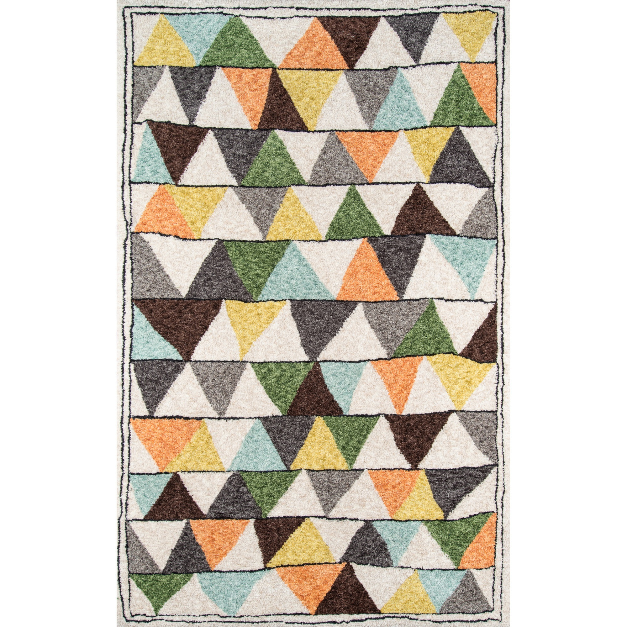 Novogratz Bungalow BUN-1 Multi Tri 9' X 12'