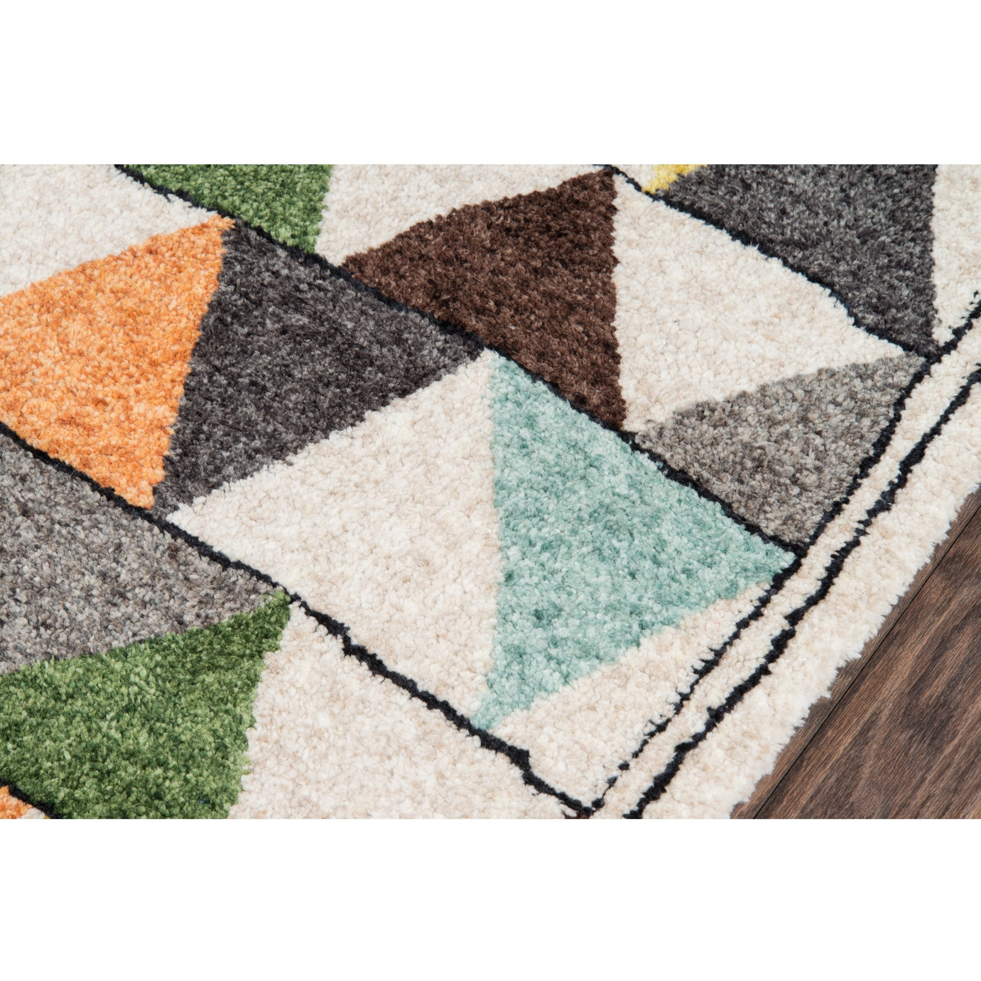 Novogratz Bungalow BUN-1 Multi Tri 5' X 7'6"