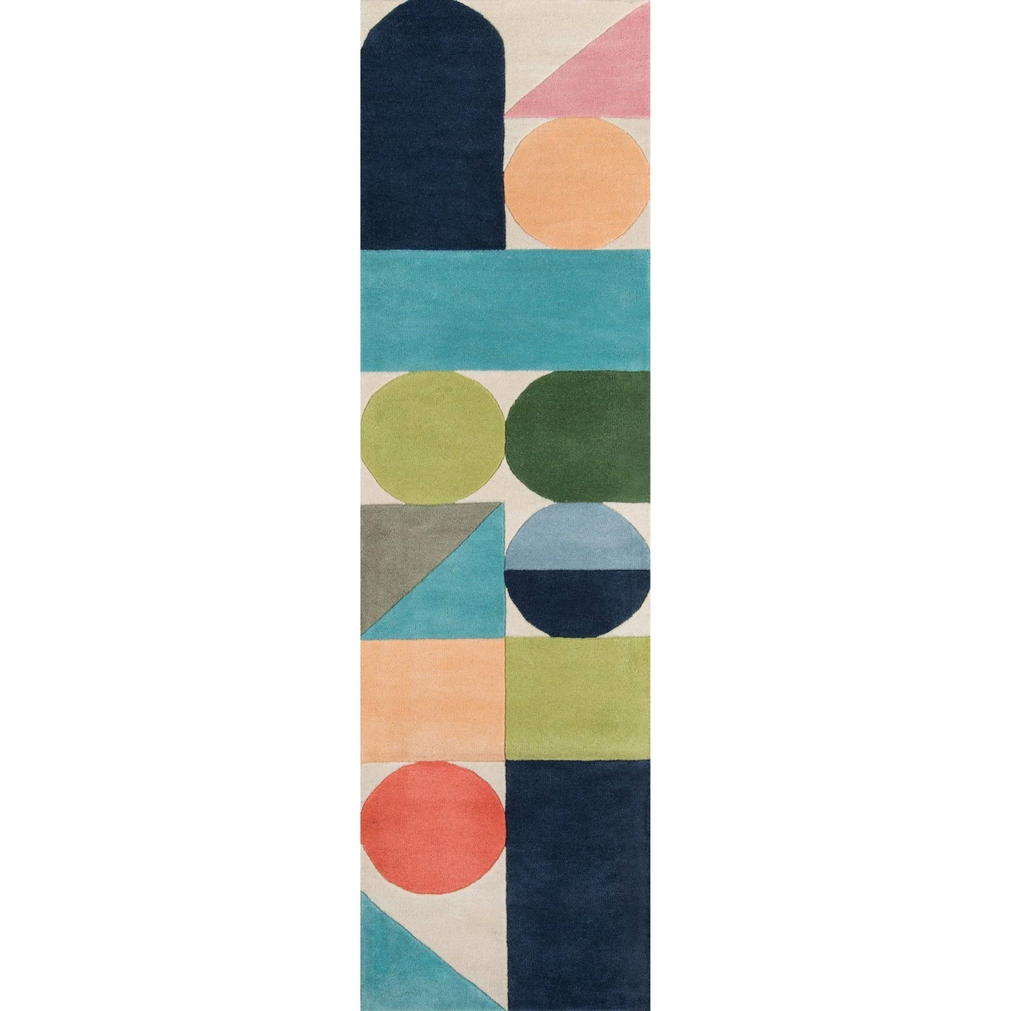 Novogratz Delmar DEL-8 Multi Wright 2'3" X 8' Runner