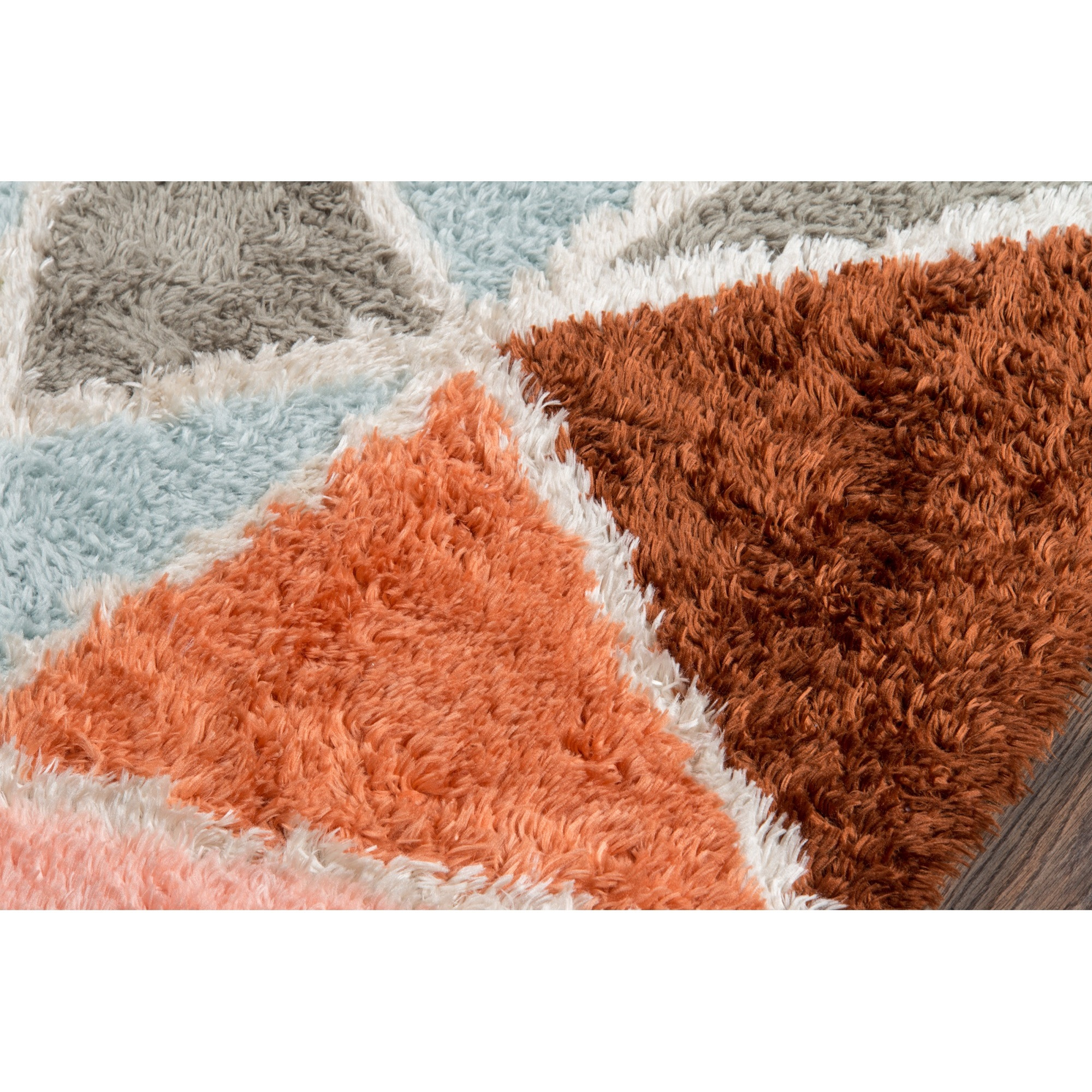 Novogratz Retro Collection Prism Shag Area Rug, 7'6" x 9'6", Multicolor