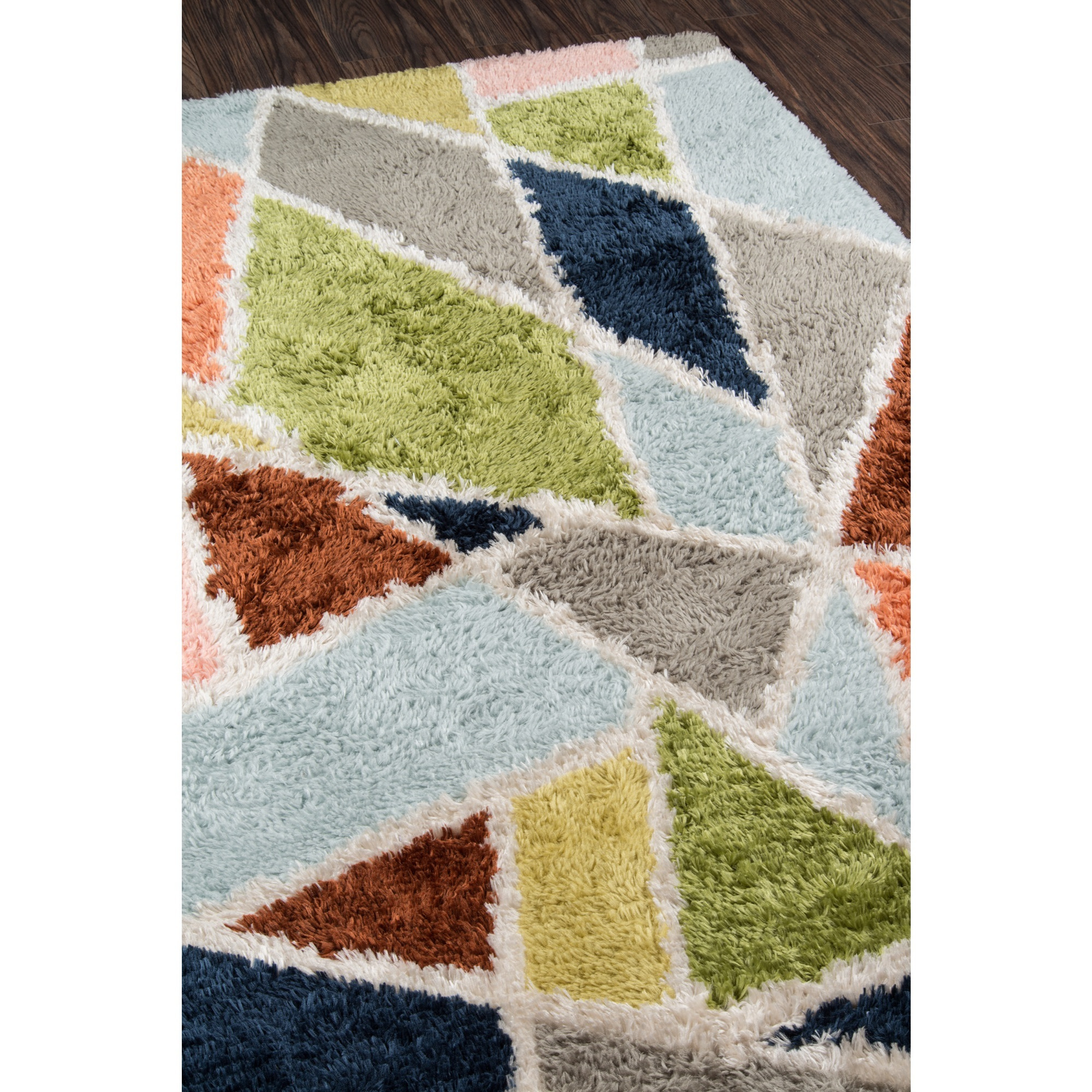 Novogratz Retro Collection Prism Shag Area Rug, 7'6" x 9'6", Multicolor
