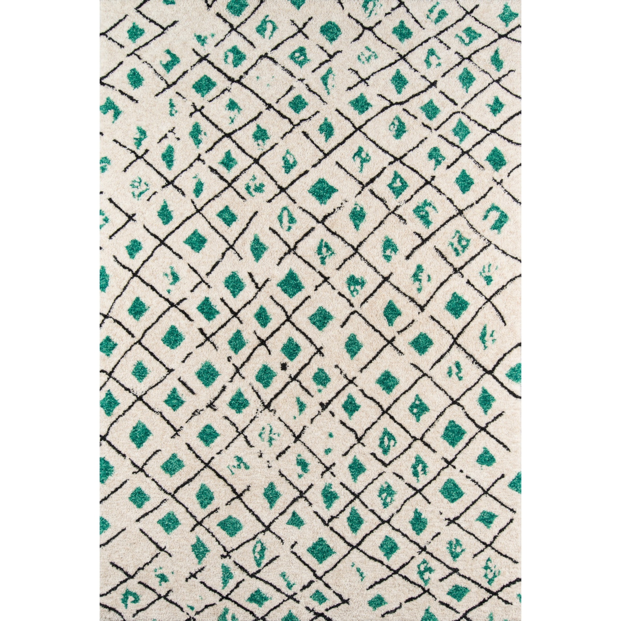 Novogratz Bungalow BUN-2 Green Tallulah 7'6" X 9'6"