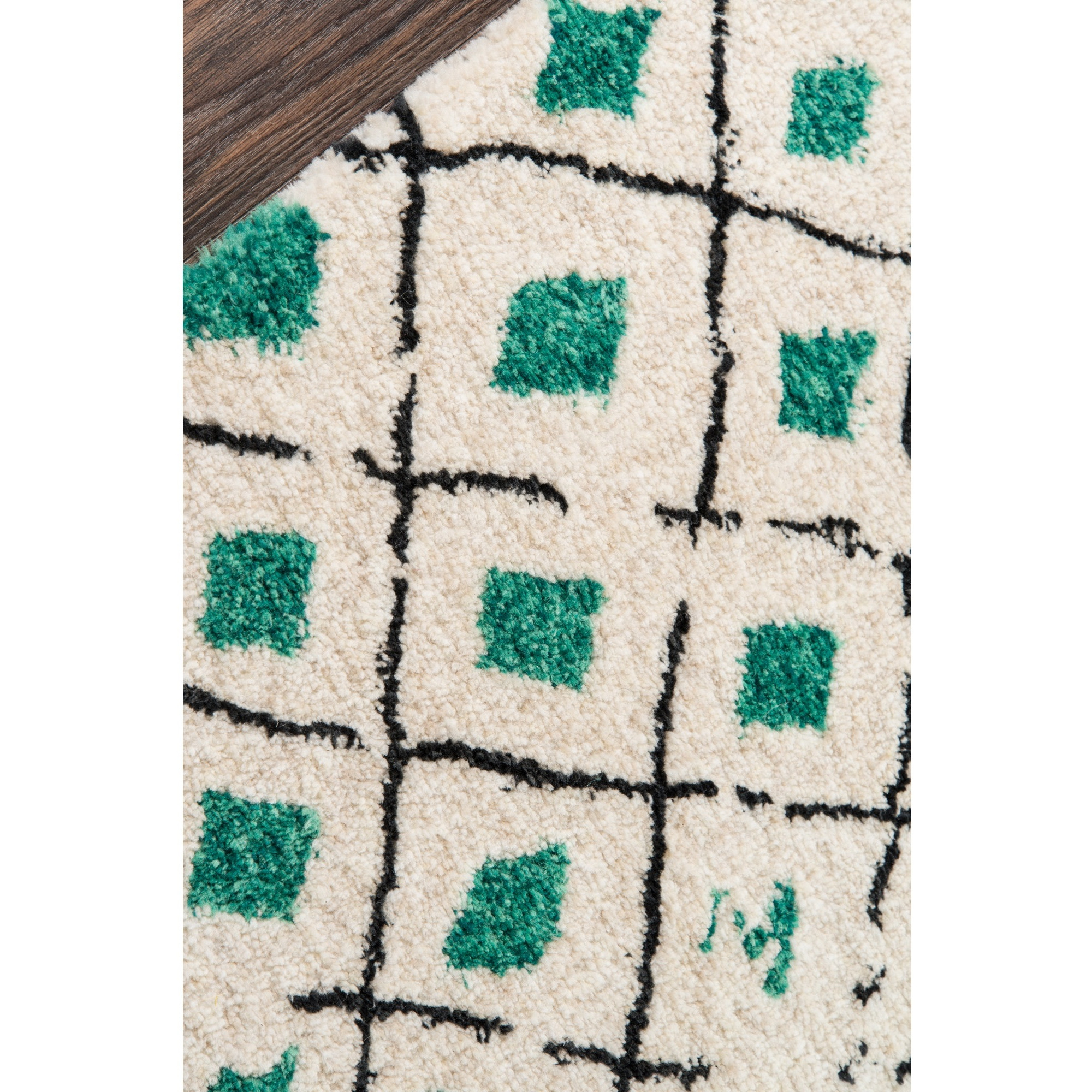 Novogratz Bungalow BUN-2 Green Tallulah 7'6" X 9'6"