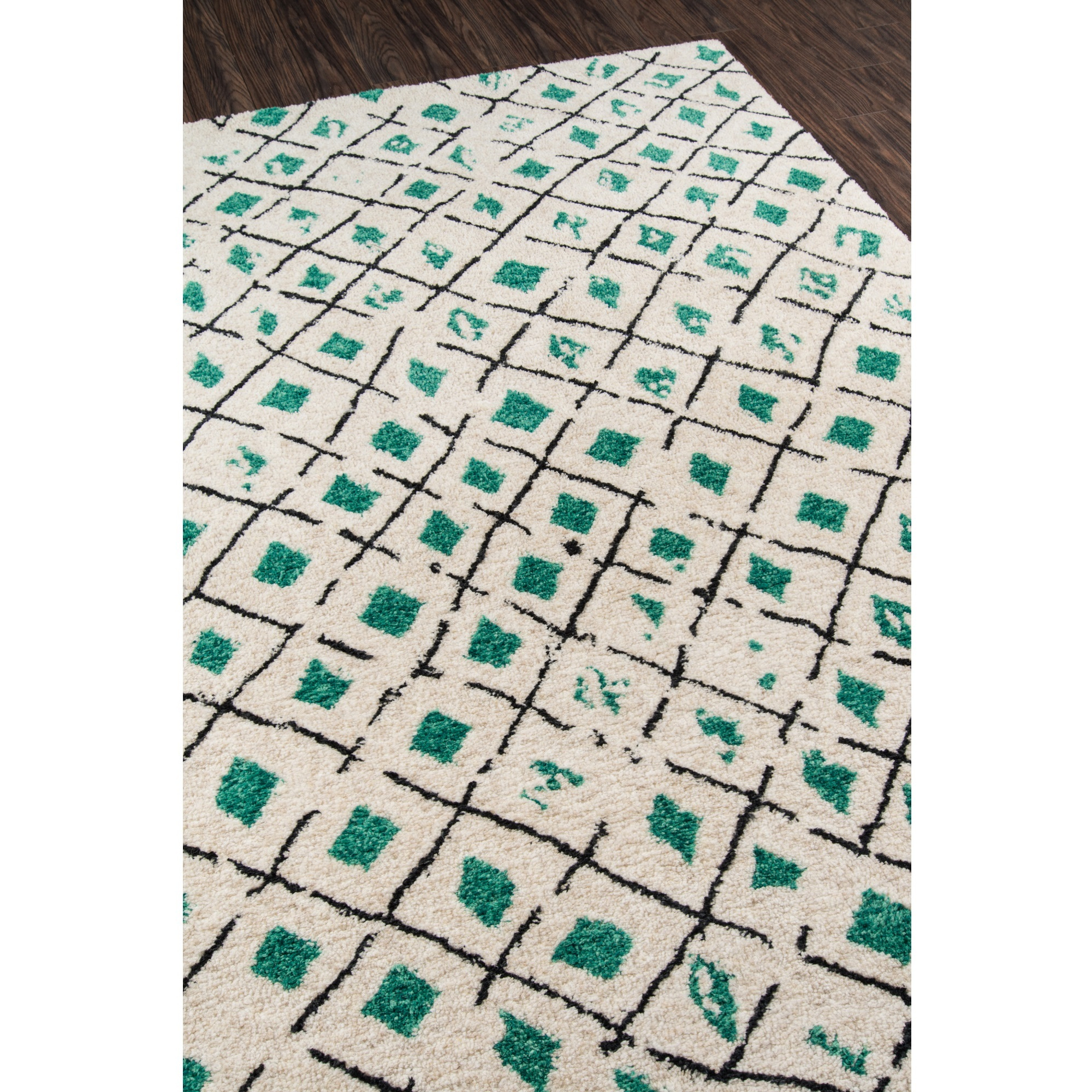 Novogratz Bungalow BUN-2 Green Tallulah 7'6" X 9'6"