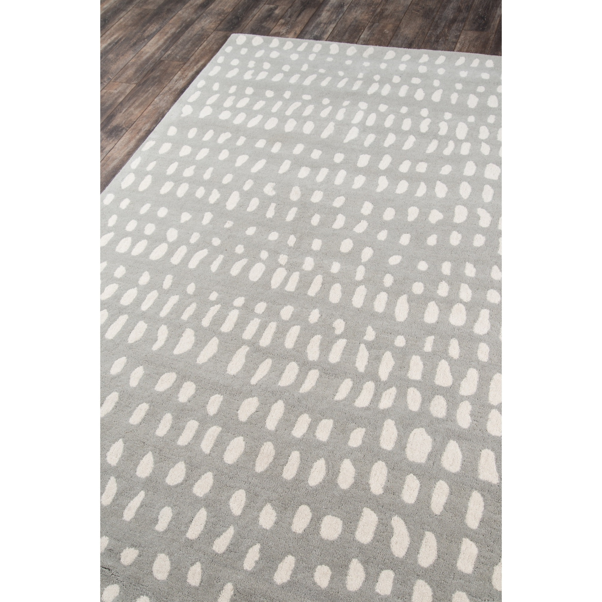 Novogratz Delmar DEL11 Grey Boho Dots 3'6" X 5'6"