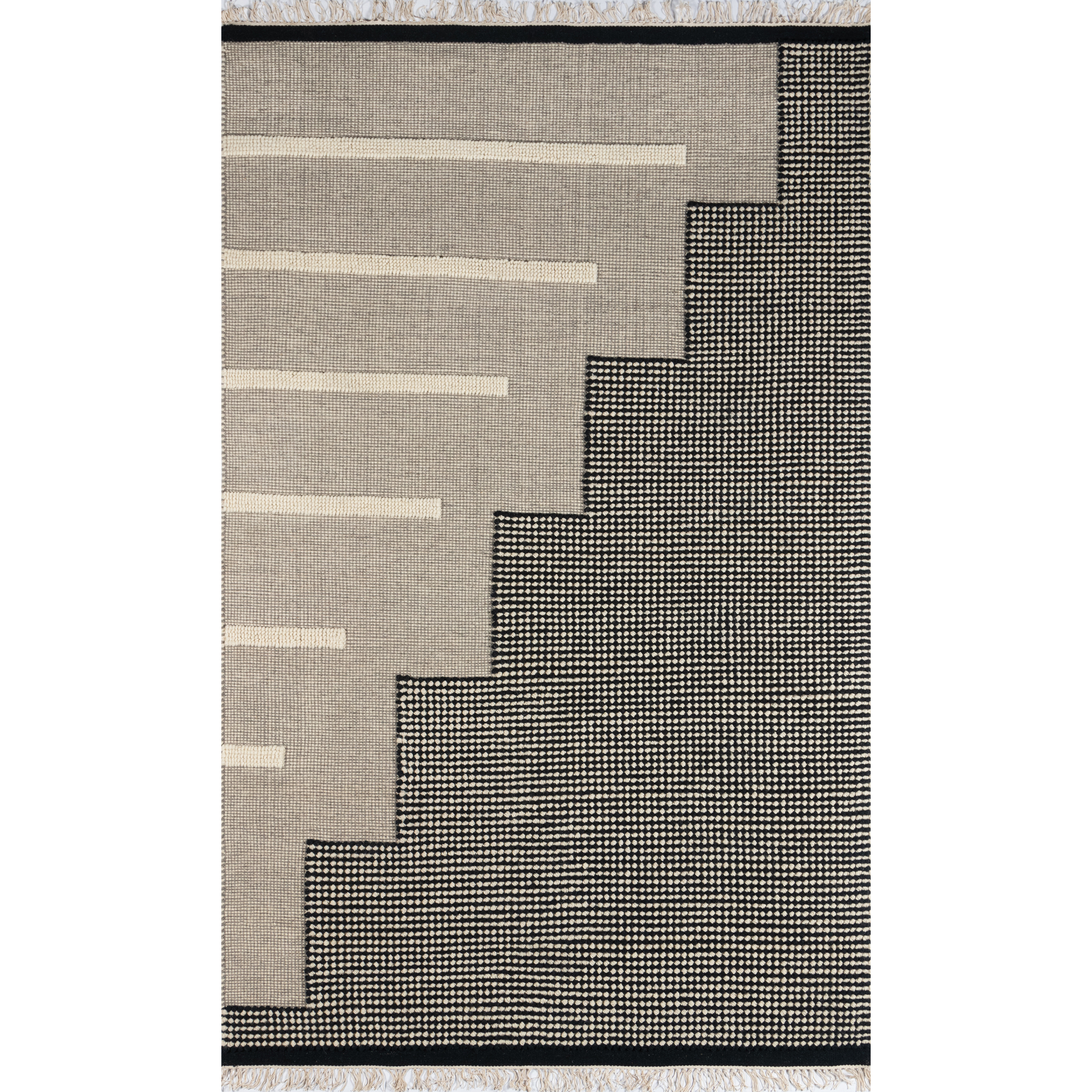 Novogratz Karl KRL-1 Black Jules 2'3" X 8' Runner