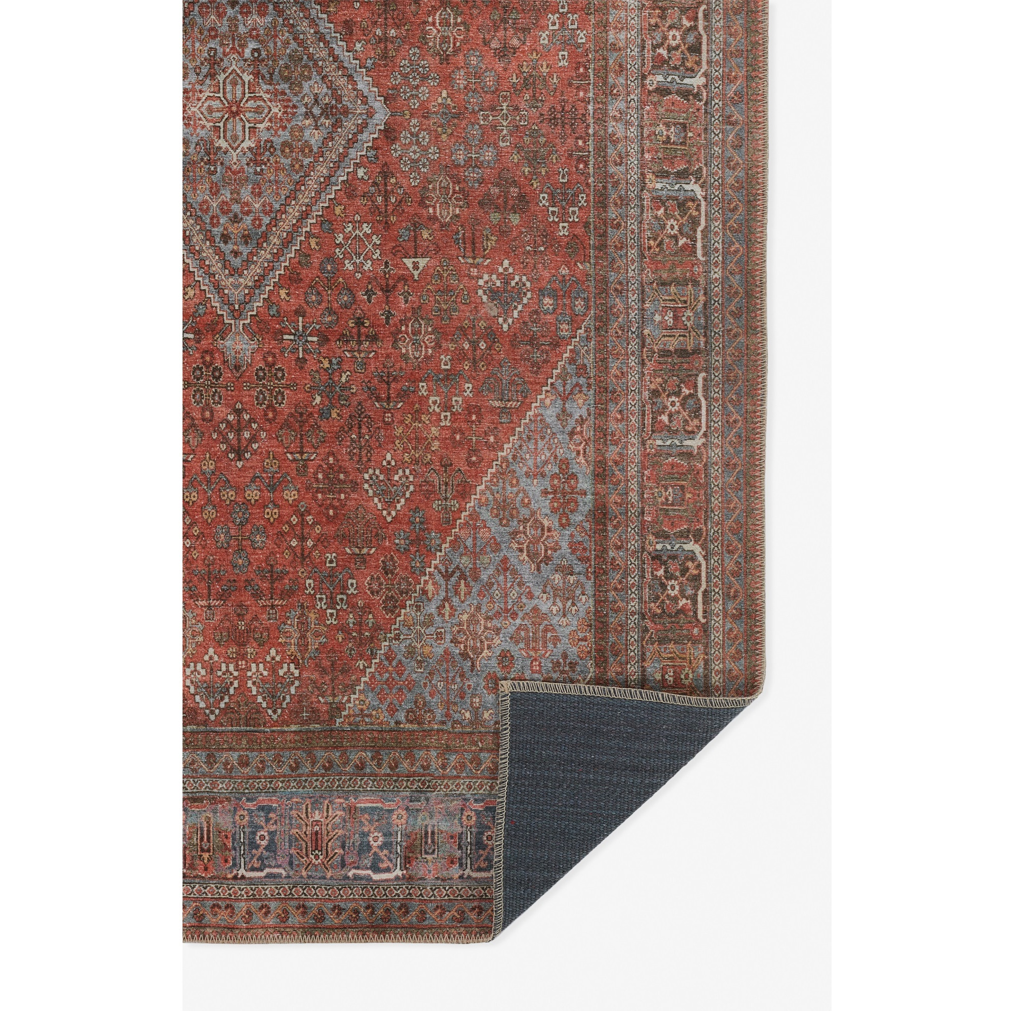 Momeni Afshar Polyester Area Rug, Copper, 10' X 14'