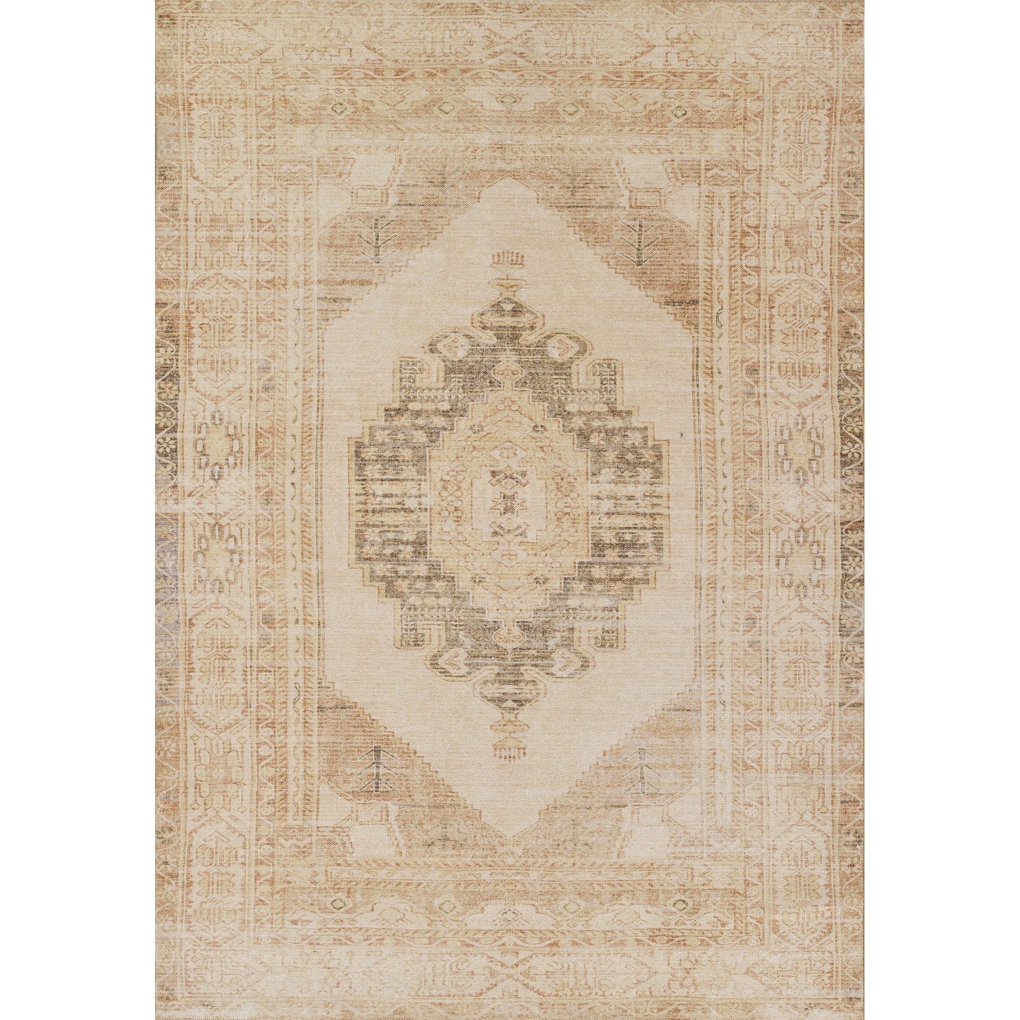 Momeni Chandler Medallion Area Rug, 5'6" X 8'6", Beige