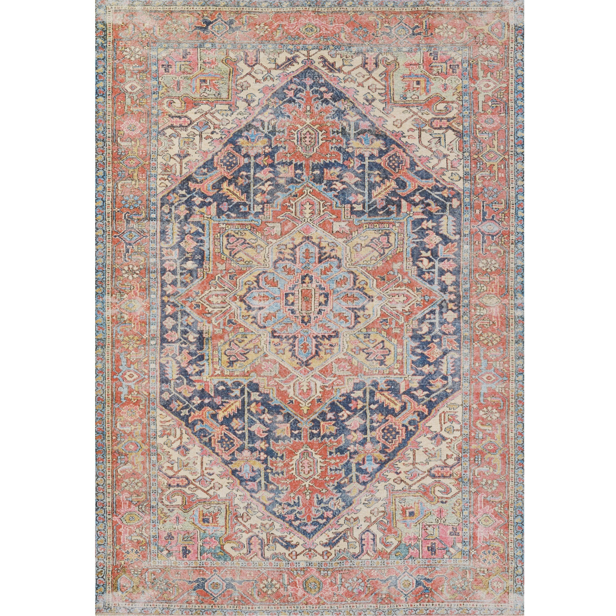 Momeni Chandler Medallion Area Rug, 4' X 6', Navy