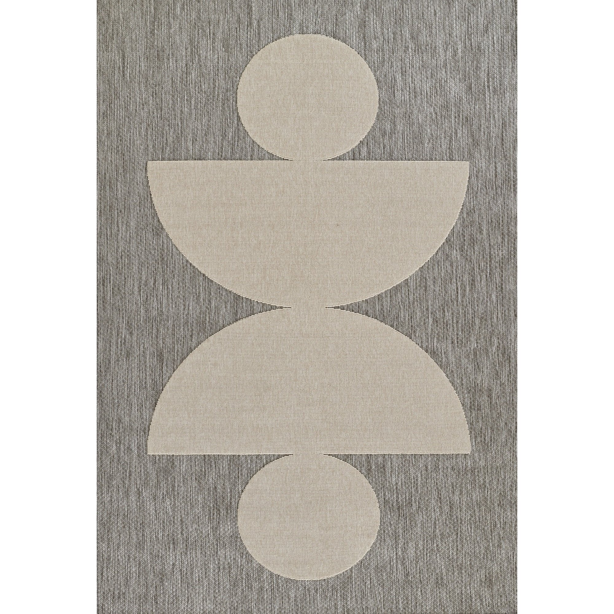 Momeni Vines Collection Indoor and Outdoor Grey Area Rug, 9'3" x 12'6" Sized Mat for Living Room, Bedroom, Hallways, and Home Office
