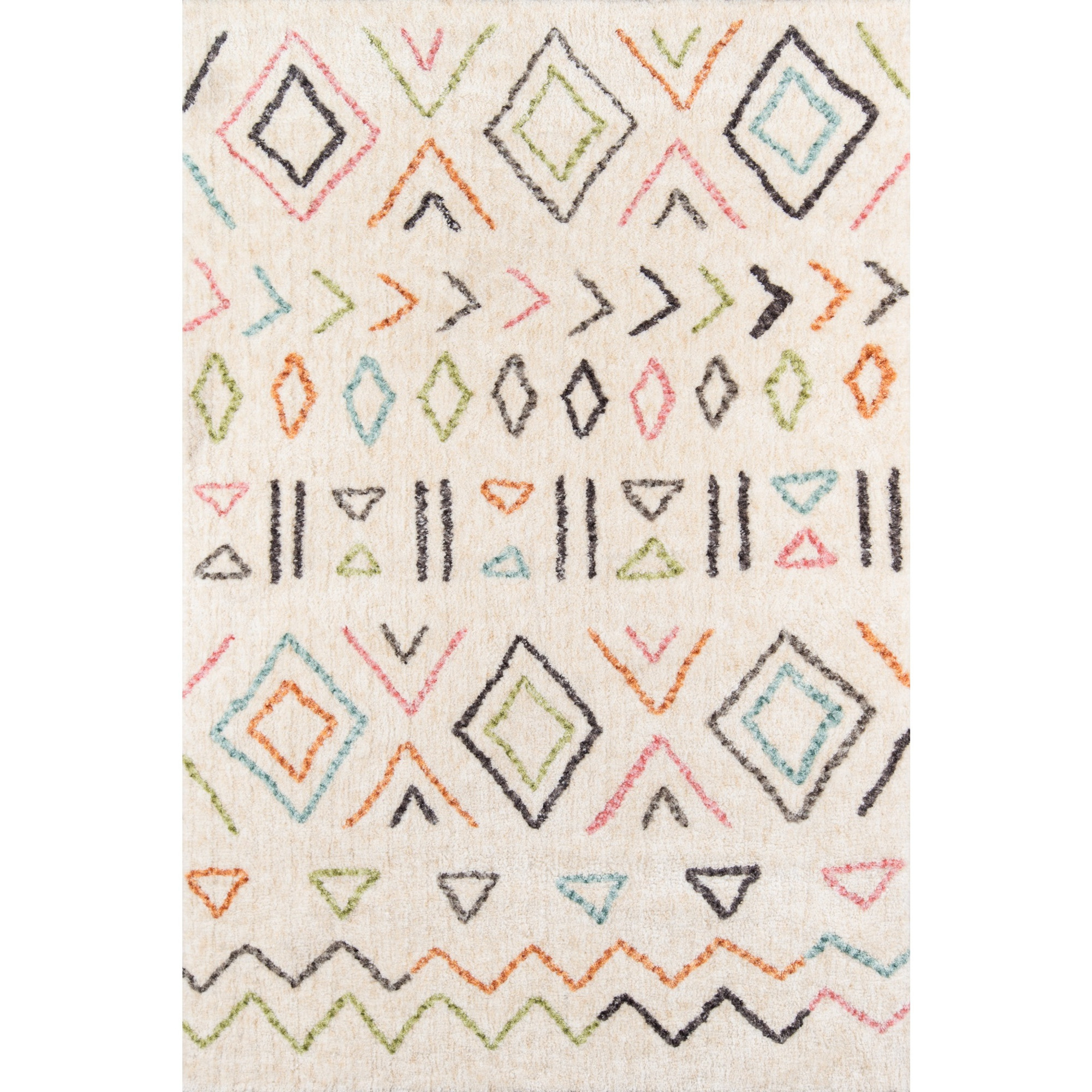 Novogratz by Momeni Bungalow 8 Ivory Rug, 2'3" X 8' Runner