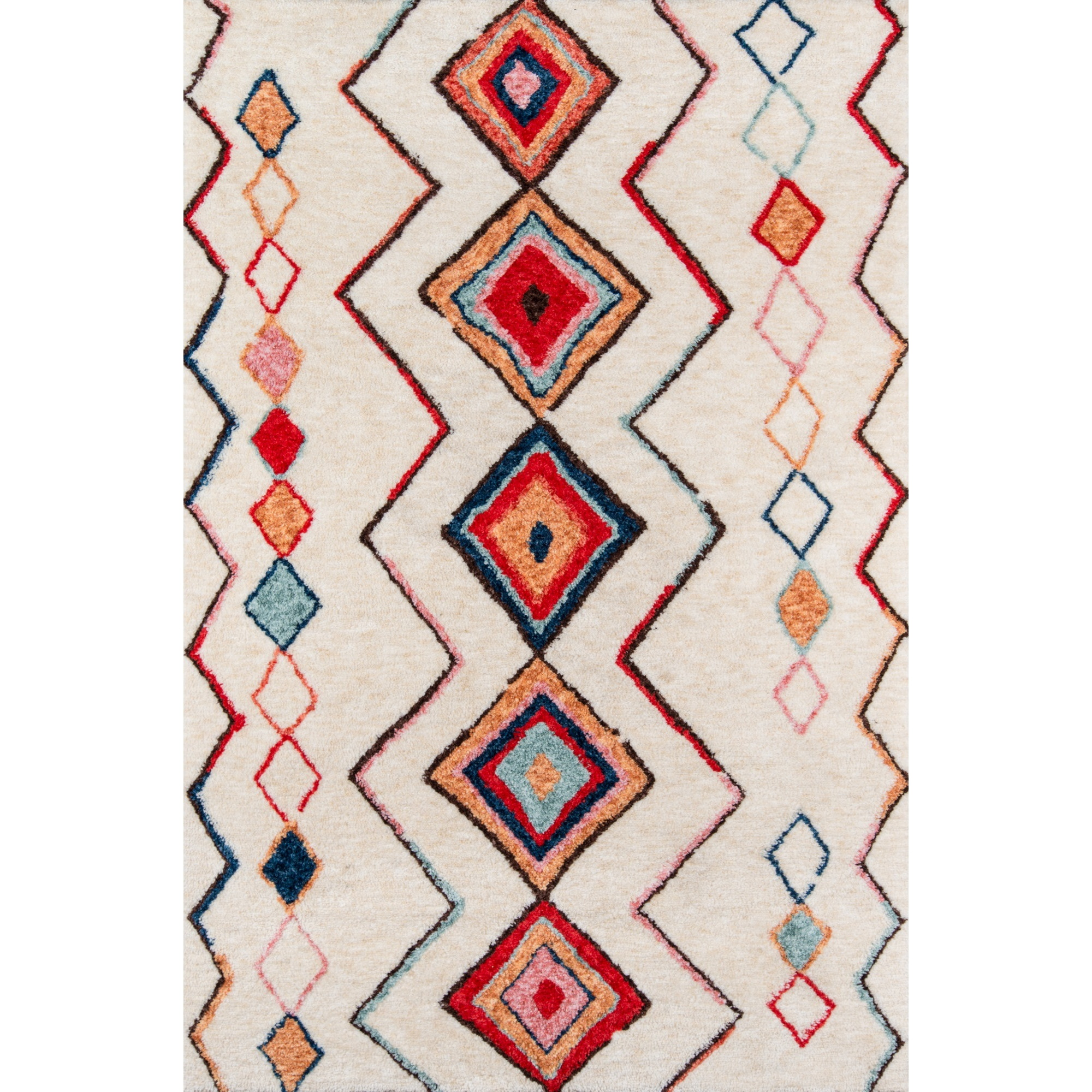 Novogratz by Momeni Bungalow Olivia Geometric Area Rug, 2'3" X 8' Runner, Multi