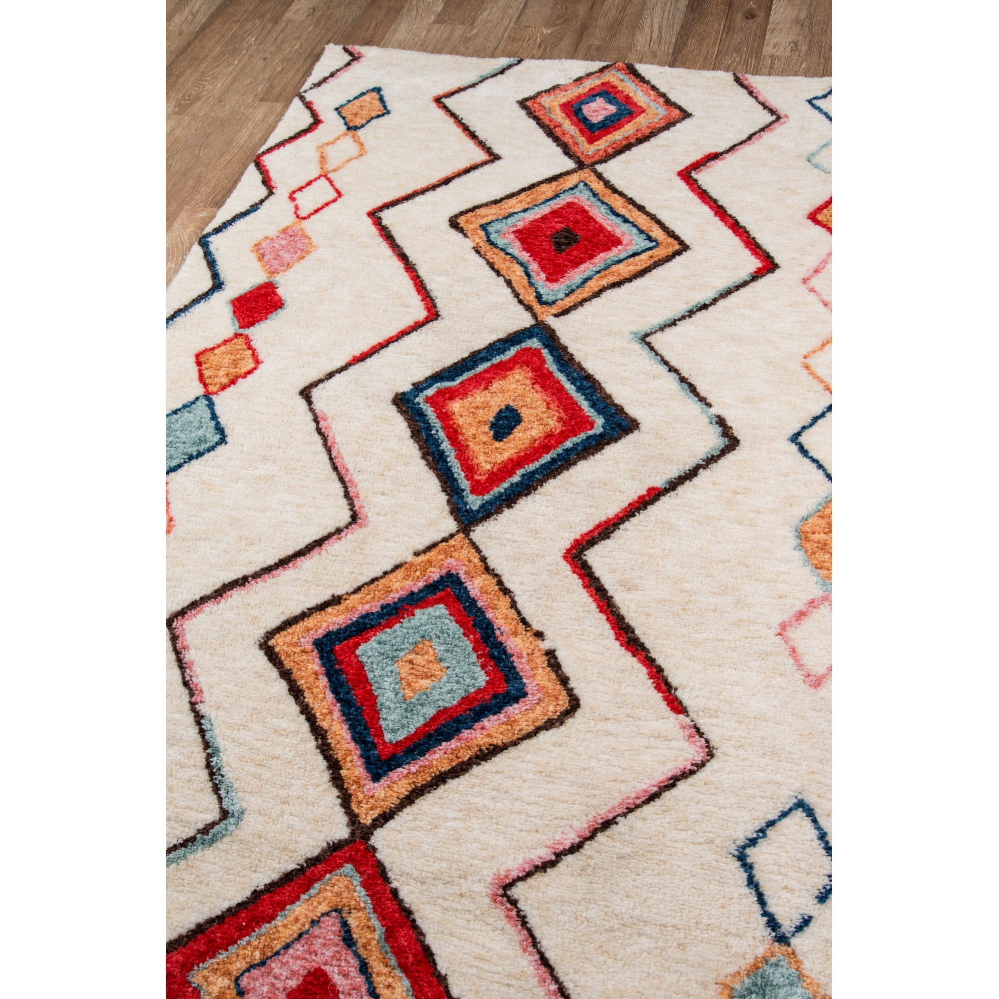 Novogratz by Momeni Bungalow Olivia Geometric Area Rug, 2'3" X 8' Runner, Multi
