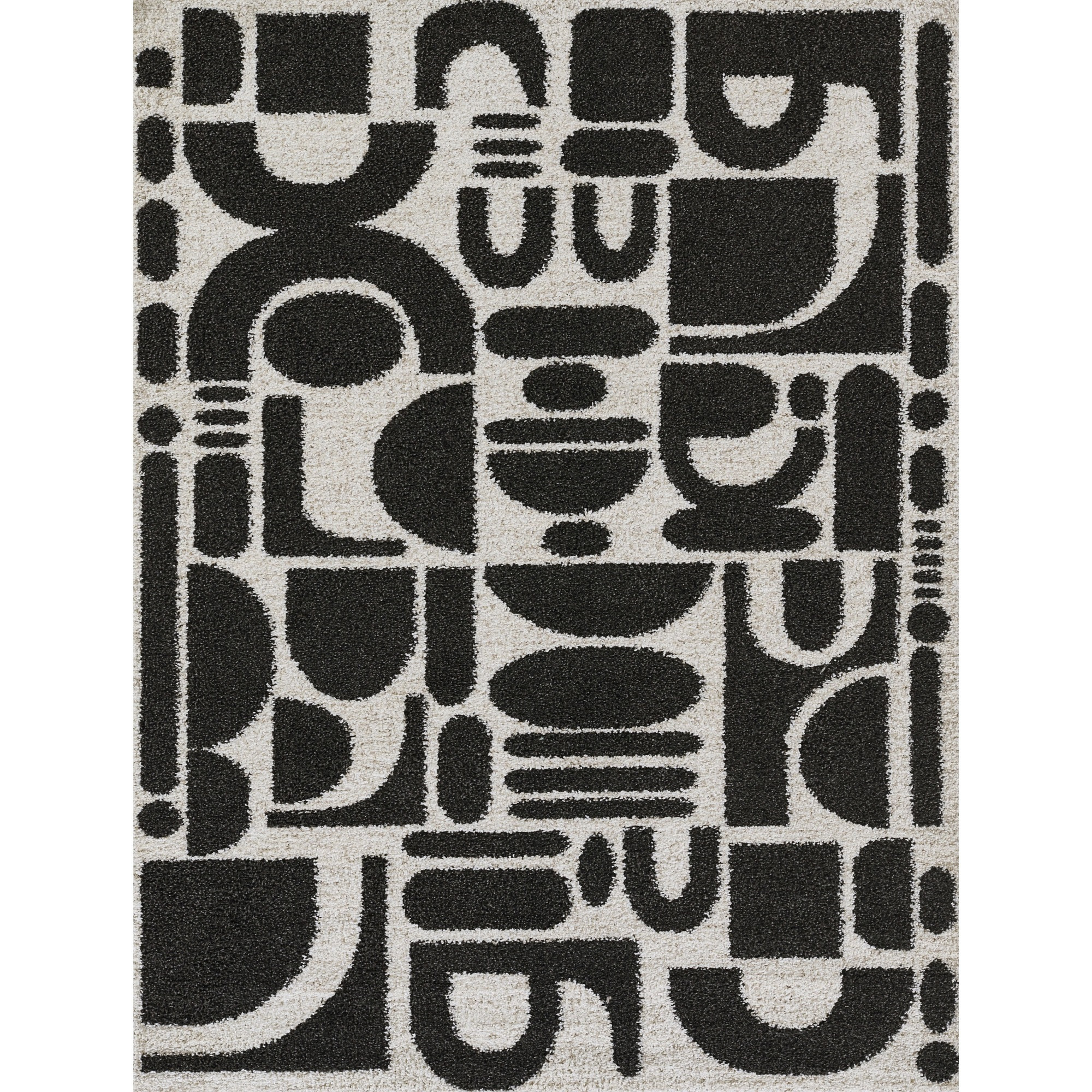 Novogratz by Momeni Rugs Kai-2 Black 5'3" X 7'