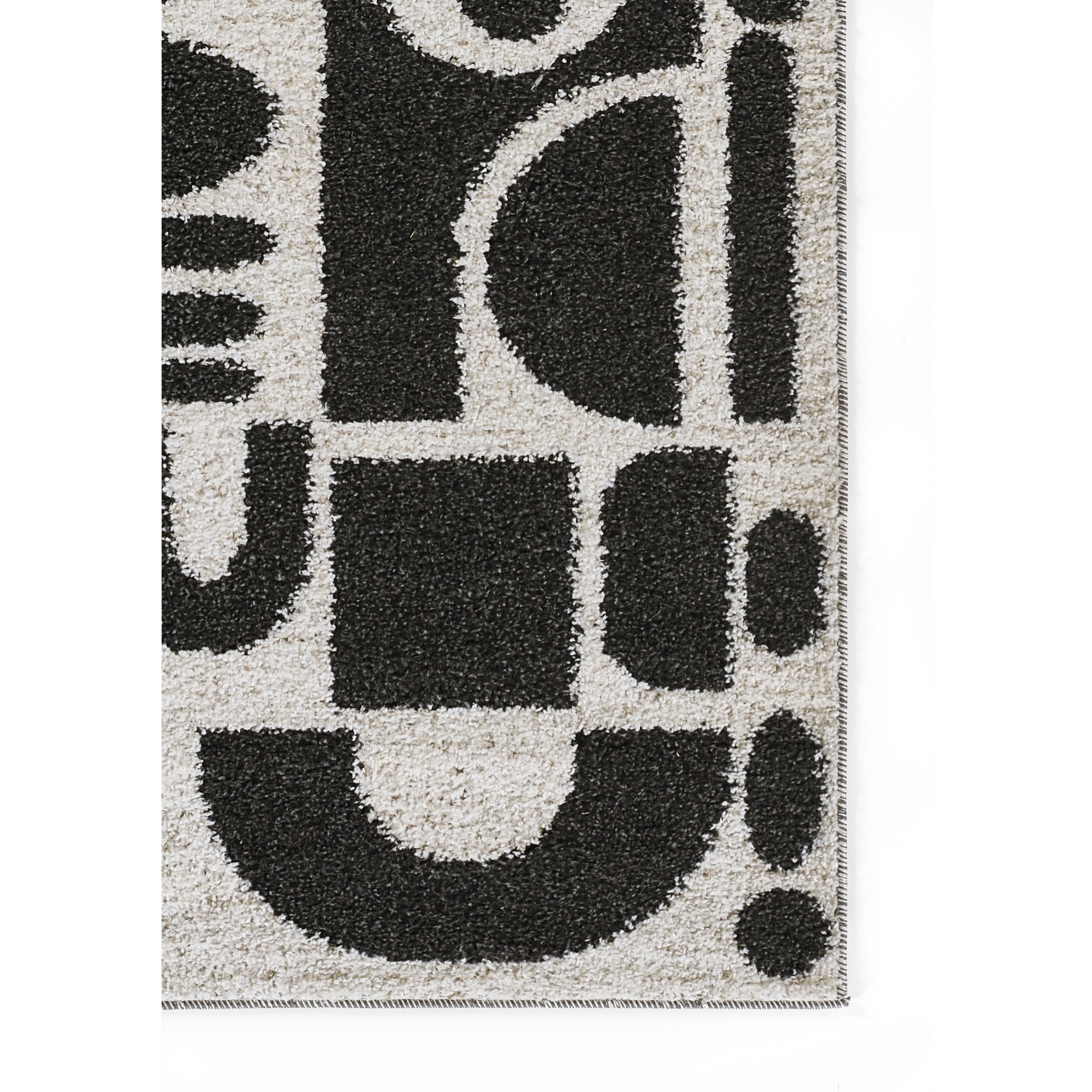 Novogratz by Momeni Rugs Kai-2 Black 5'3" X 7'