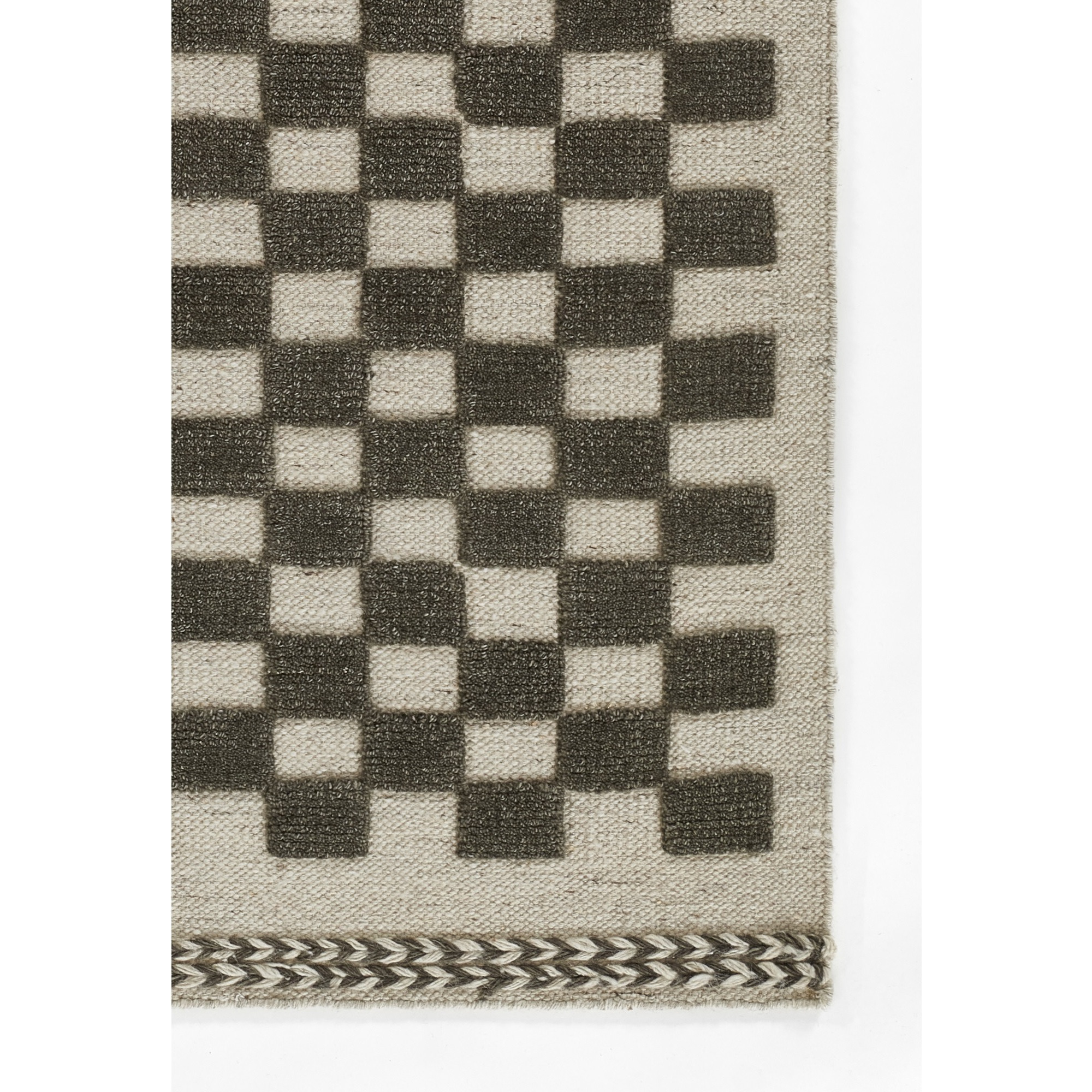 Momeni Willow Collection Indoor and Outdoor Charcoal Area Rug, 9'0" x 12'0" Sized Mat for Living Room, Bedroom, Hallways, and Home Office