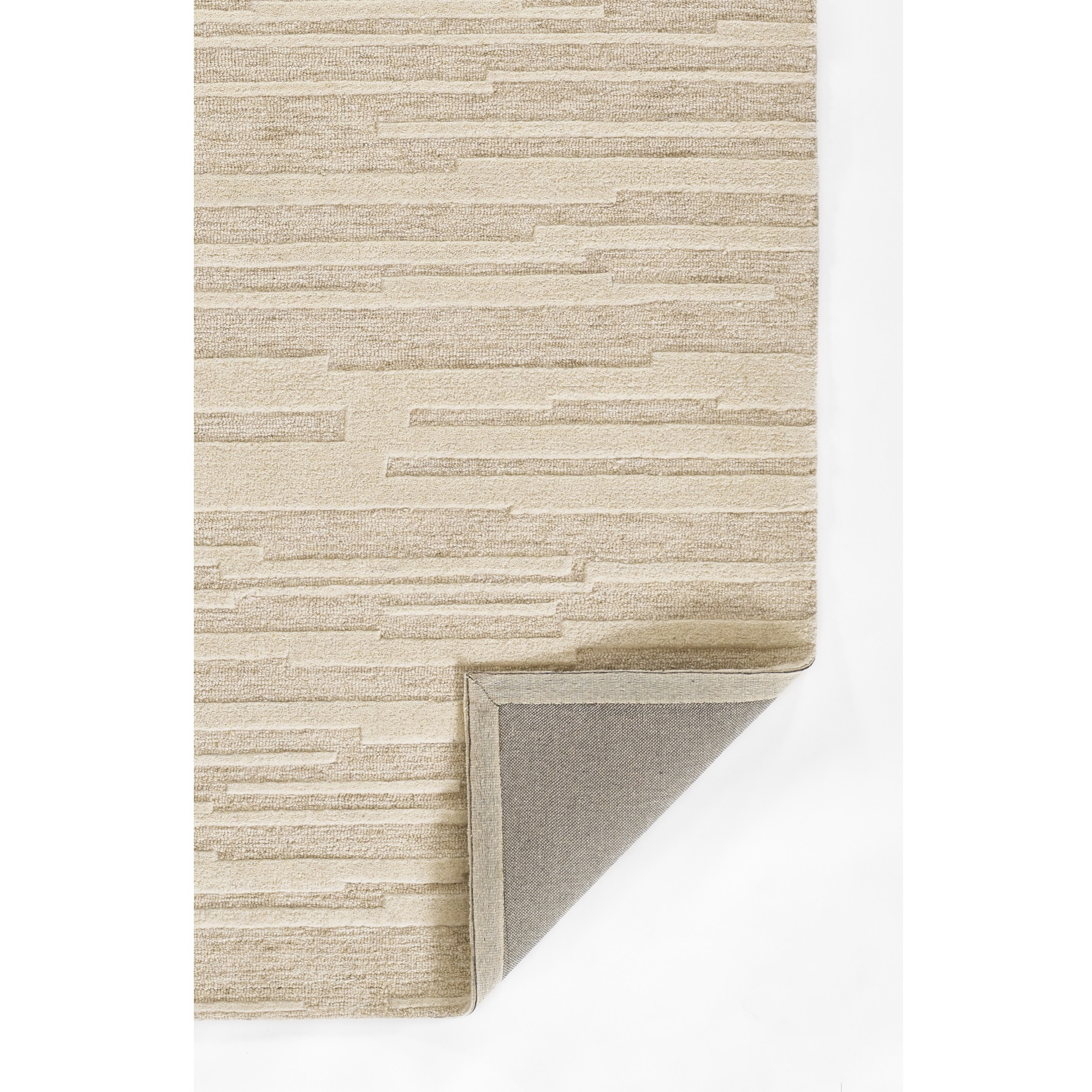 Momeni Rugs EVERTEVT-3TAU2040 Everett Area Rug, 2'0" X 4'0" Grey Carpet for Living Room, Bedroom, Entryway, Dining Room, and Home Office