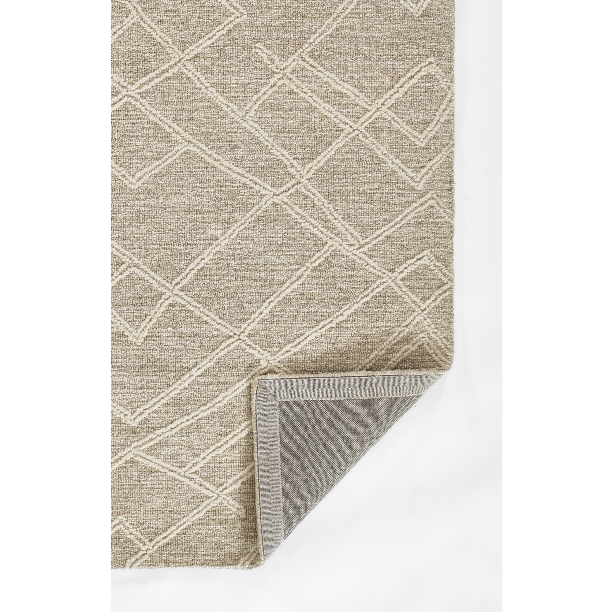 Momeni Rugs EVERTEVT-5NAT2040 Everett Area Rug, 2'0" X 4'0" Grey Carpet for Living Room, Bedroom, Entryway, Dining Room, and Home Office
