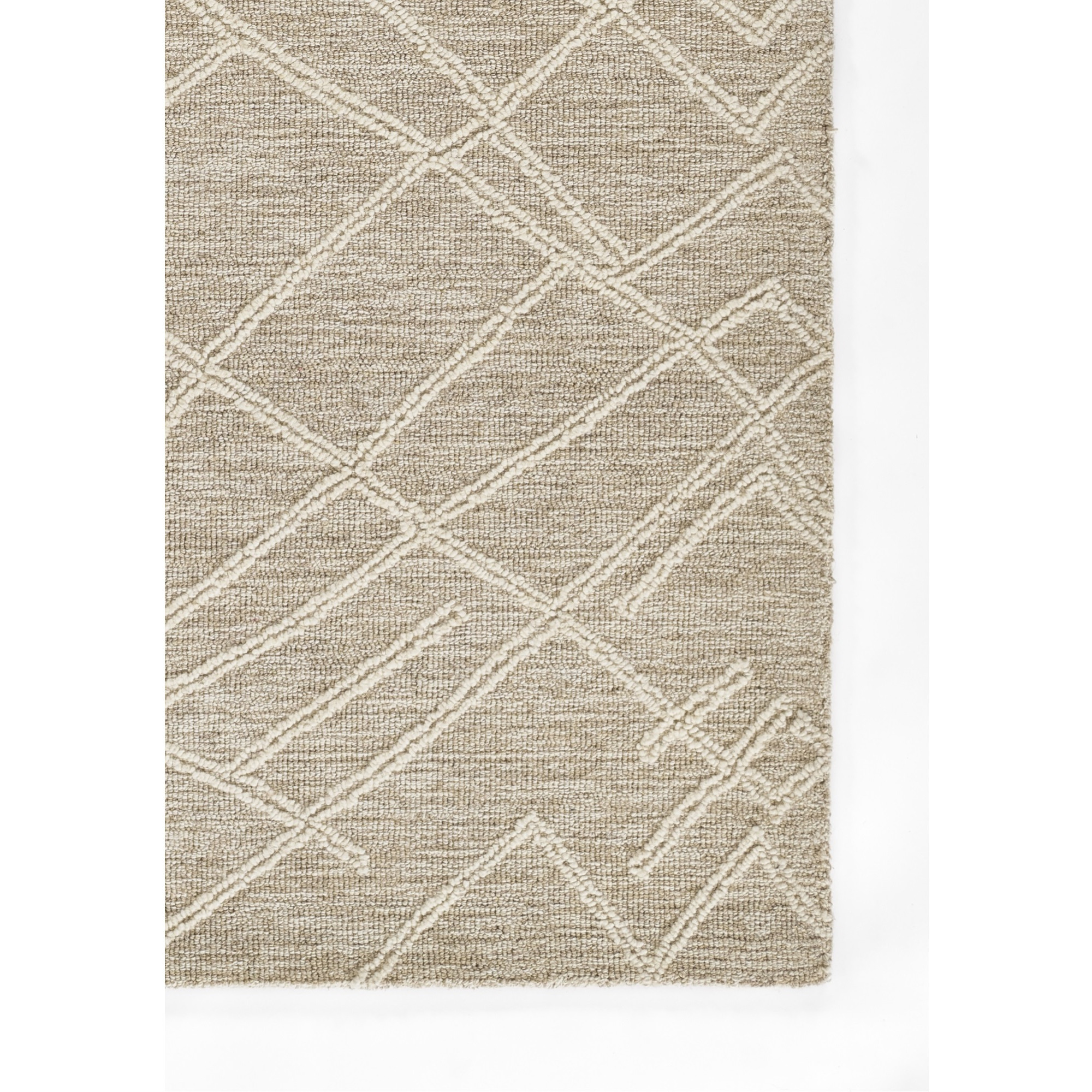 Momeni Rugs EVERTEVT-5NAT2040 Everett Area Rug, 2'0" X 4'0" Grey Carpet for Living Room, Bedroom, Entryway, Dining Room, and Home Office
