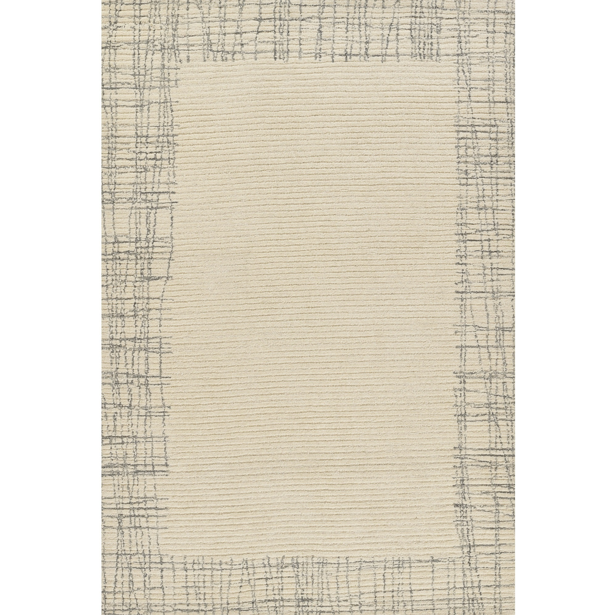 Momeni Rugs EVERTEVT-7IVY2380 Everett Runner Area Rug, 2'3" X 8'0" Grey Carpet for Living Room, Bedroom, Hallways, Bathroom, and Home Office