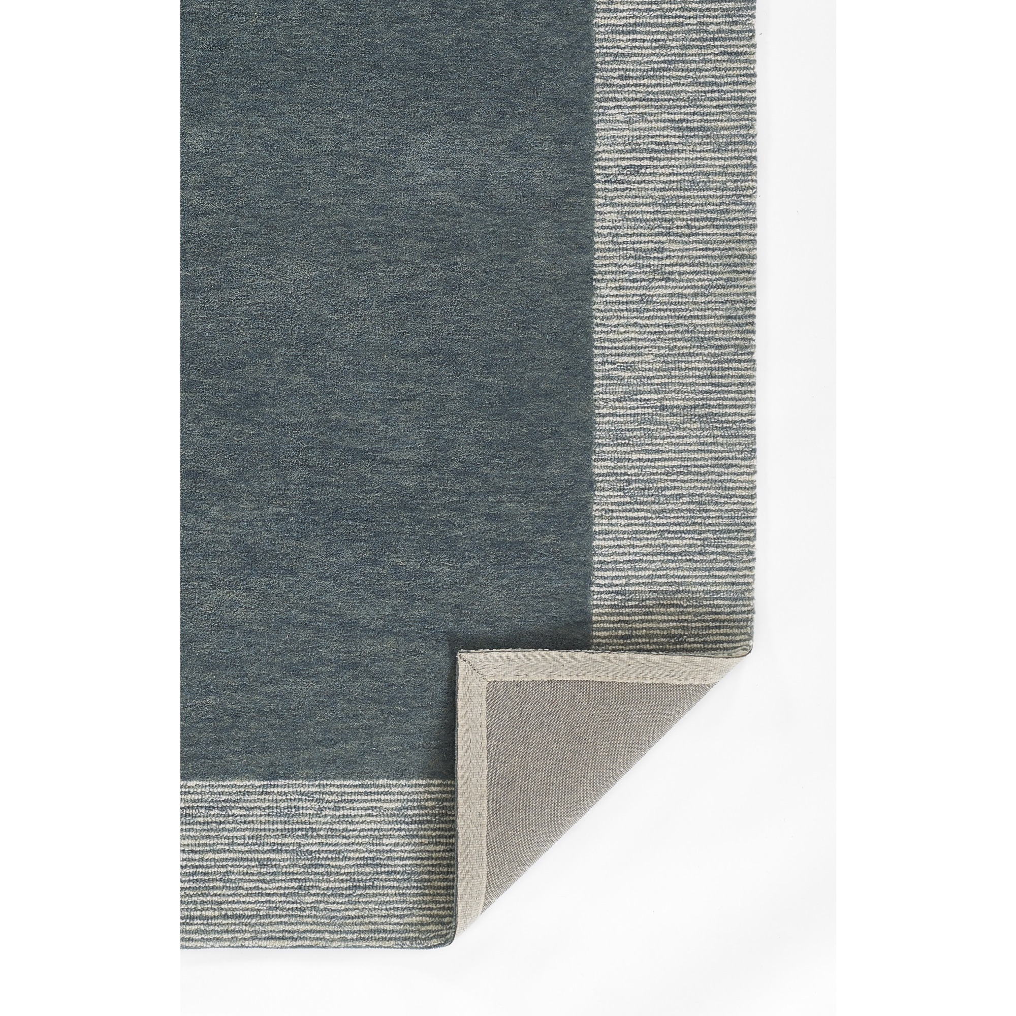 Momeni Rugs EVERTEVT-6BLU2380 Everett Runner Area Rug, 2'3" X 8'0" Grey Carpet for Living Room, Bedroom, Hallways, Bathroom, and Home Office