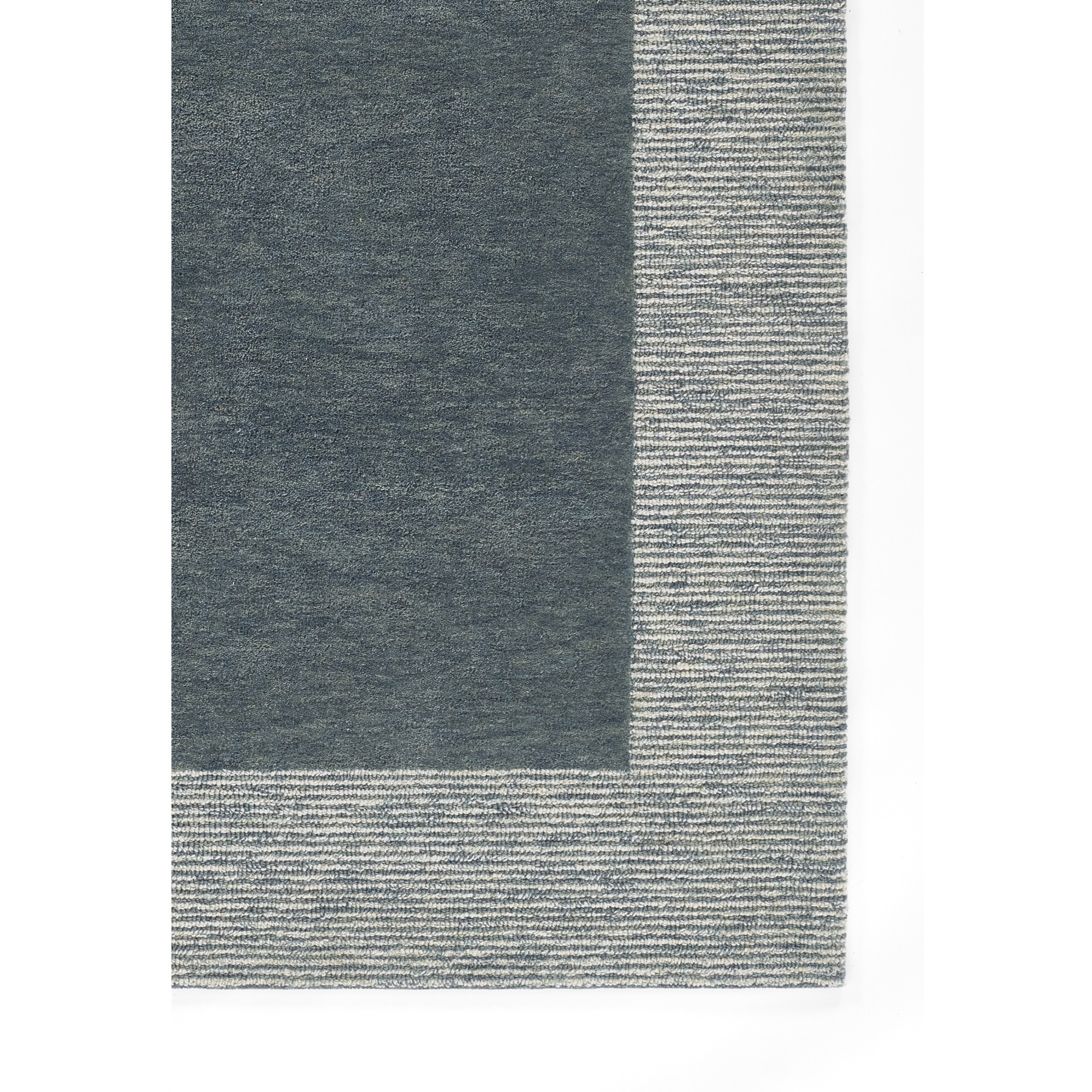 Momeni Rugs EVERTEVT-6BLU2380 Everett Runner Area Rug, 2'3" X 8'0" Grey Carpet for Living Room, Bedroom, Hallways, Bathroom, and Home Office