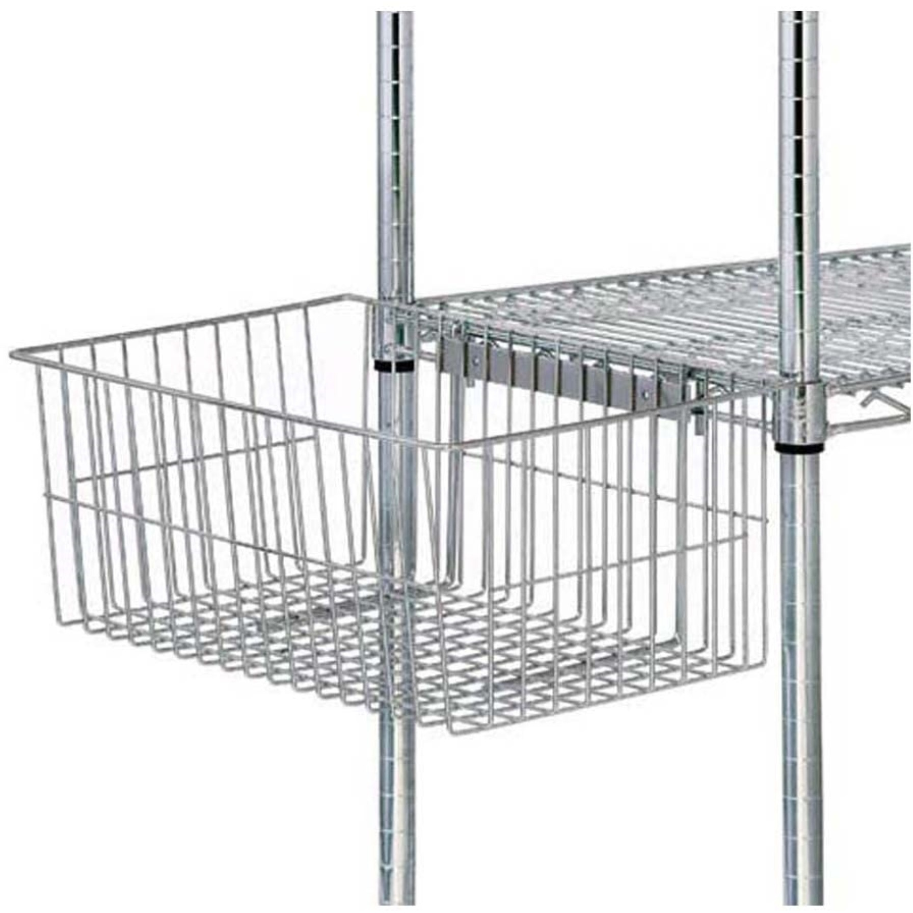 Utility Basket, 11-1/4W x 18-7/8D x 7-5/8H, chrome plated finish