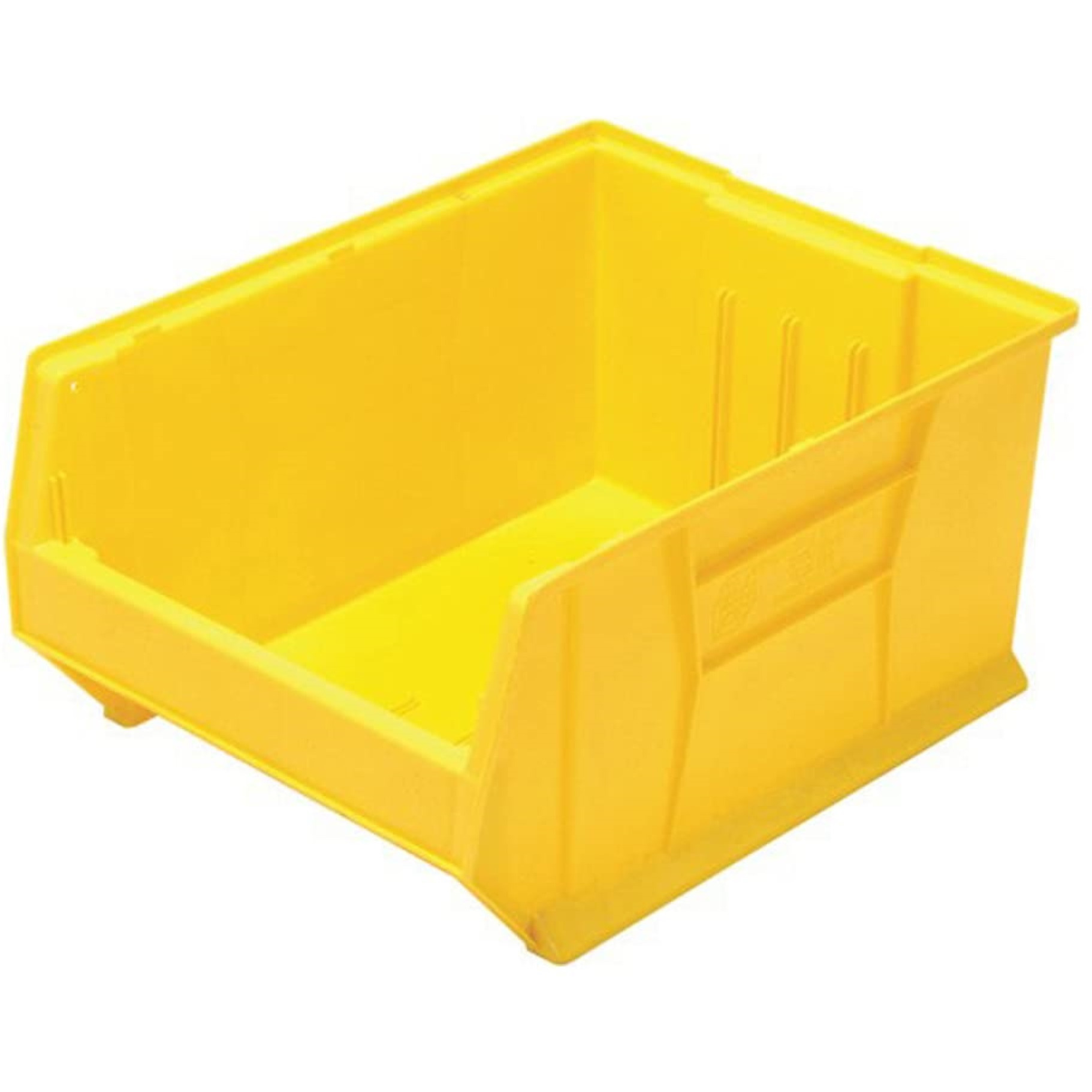 Hulk 24 Container, 23-7/8L x 18-1/4W x 12H, stackable, polypropylene, yellow, Made in USA