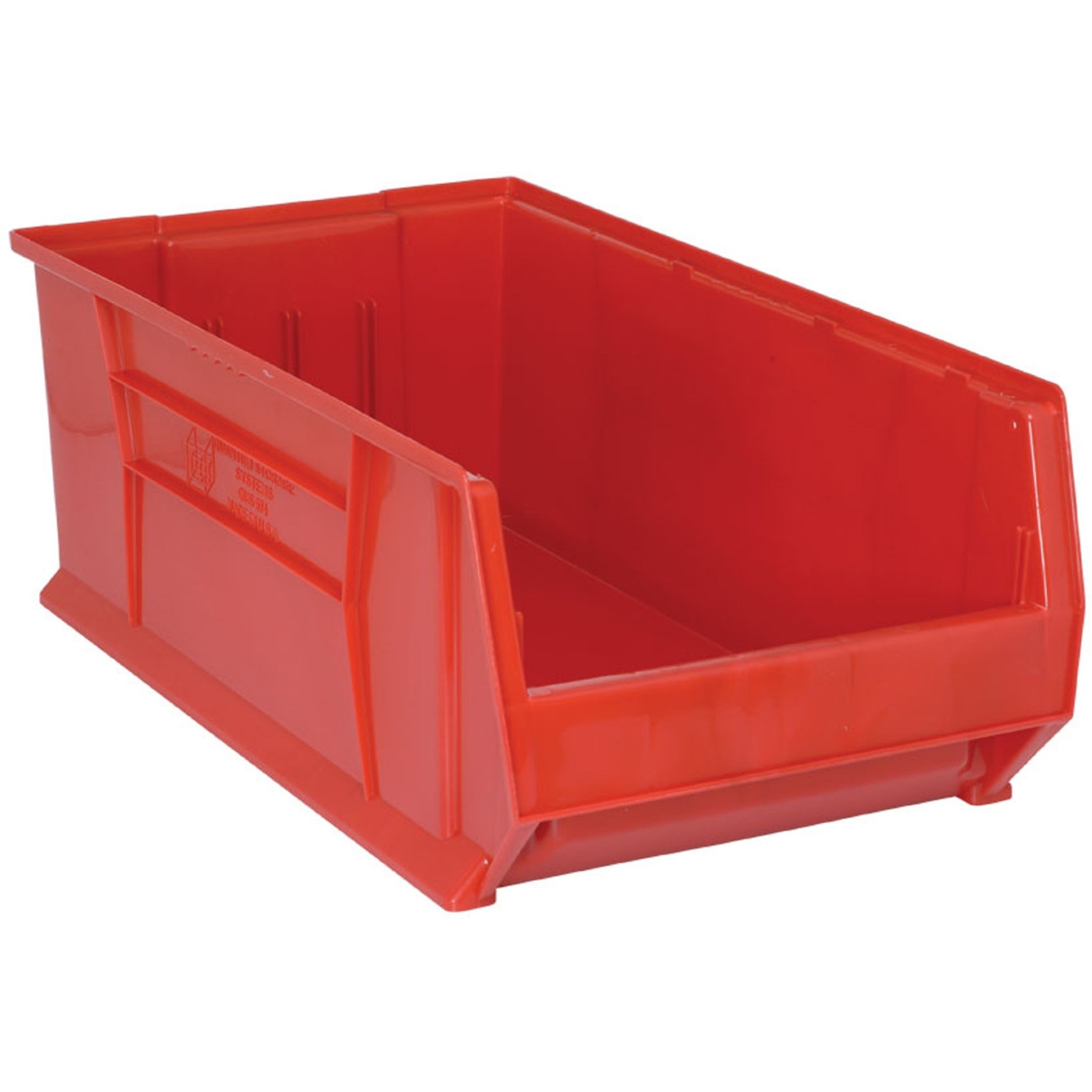 Hulk 30 Container, 29-7/8L x 16-1/2W x 11H, stackable, polypropylene, red, Made in USA