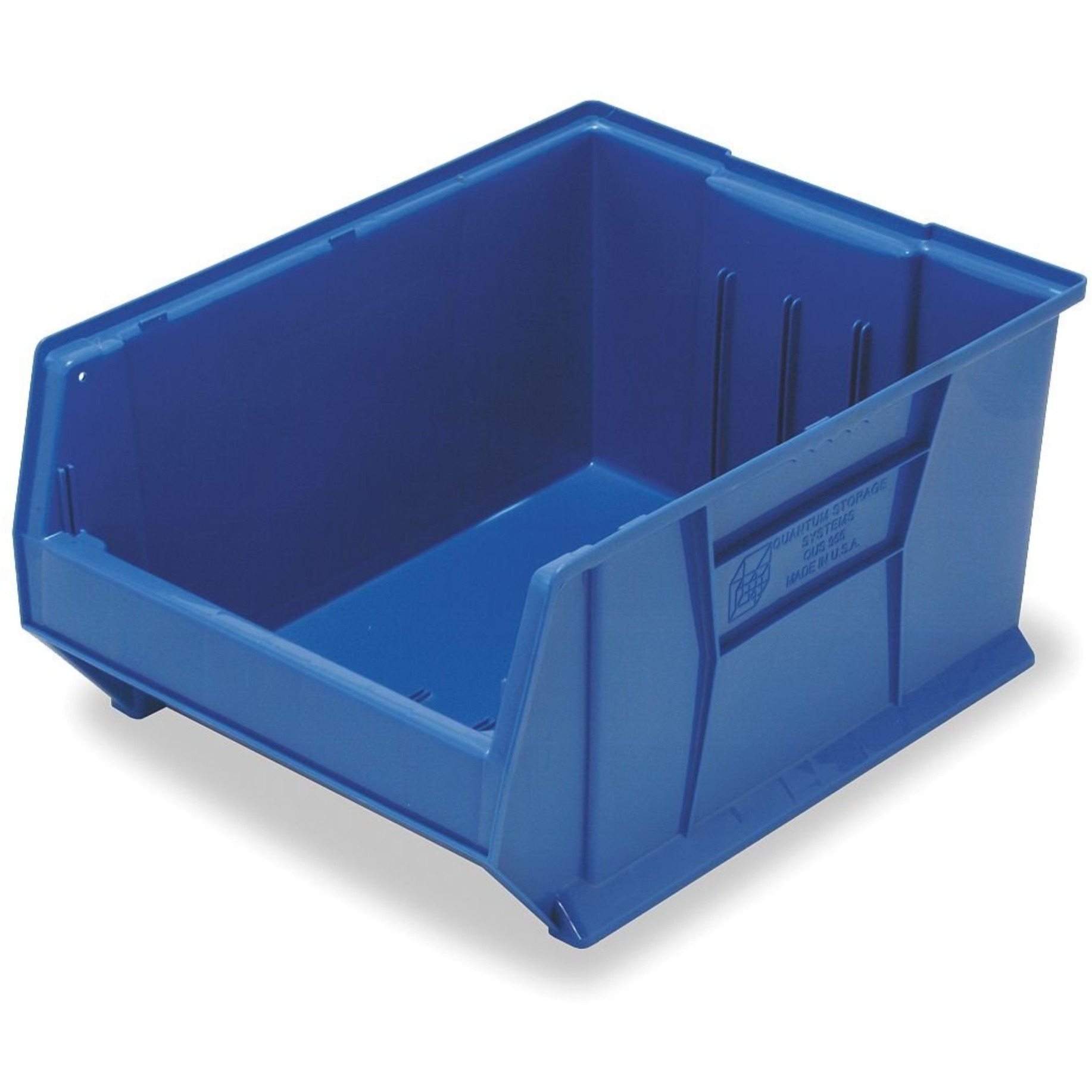 Hulk 36Container, 35-7/8L x 16-1/2W x 17-1/2H, stackable, polypropylene, blue, Made in USA