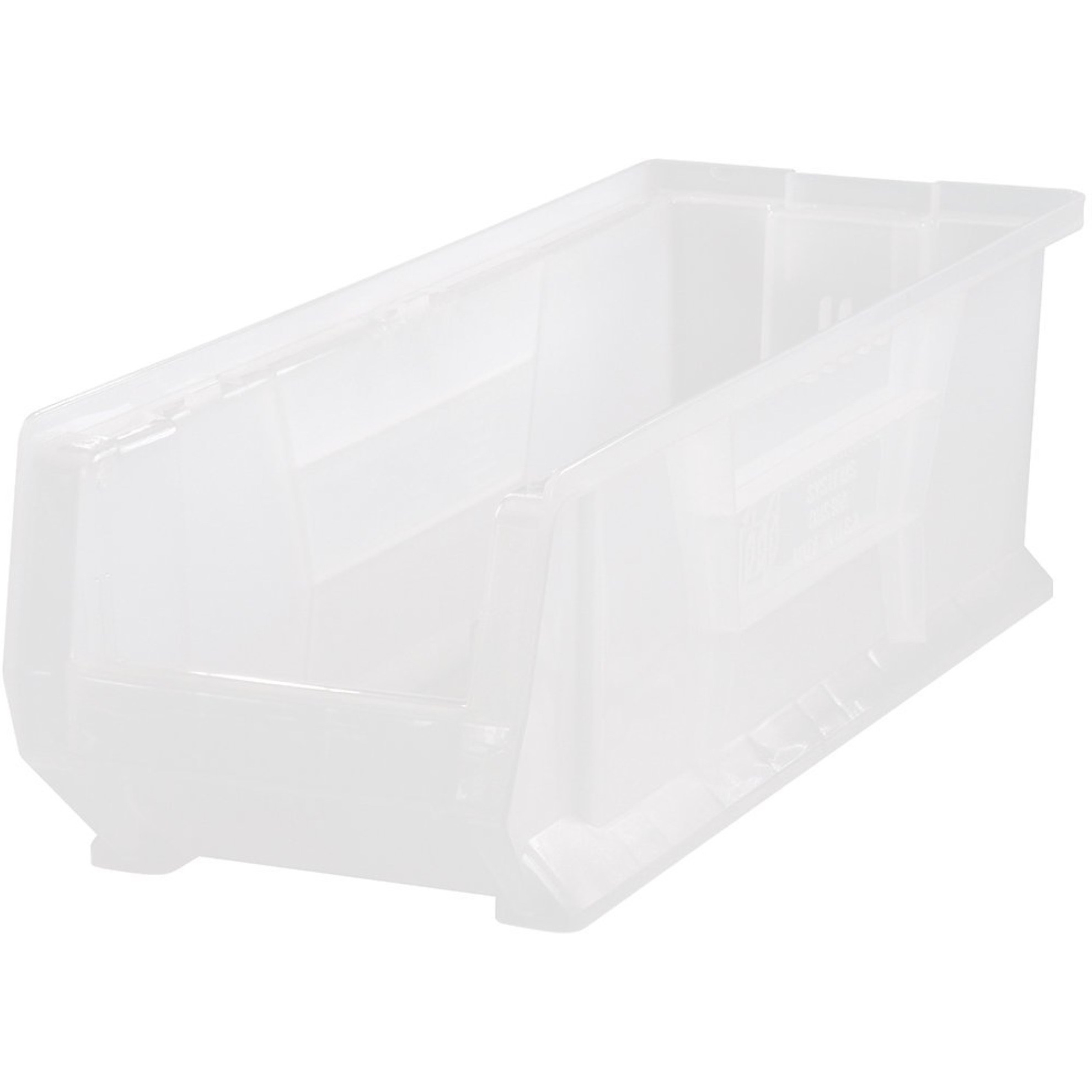 Hulk 24 Container, 23-7/8L x 8-1/4W x 7H, stackable, polypropylene, clear, Made in USA